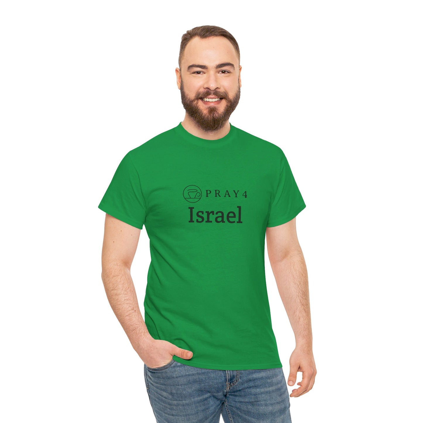 Pray for Israel Unisex Heavy Cotton Tee