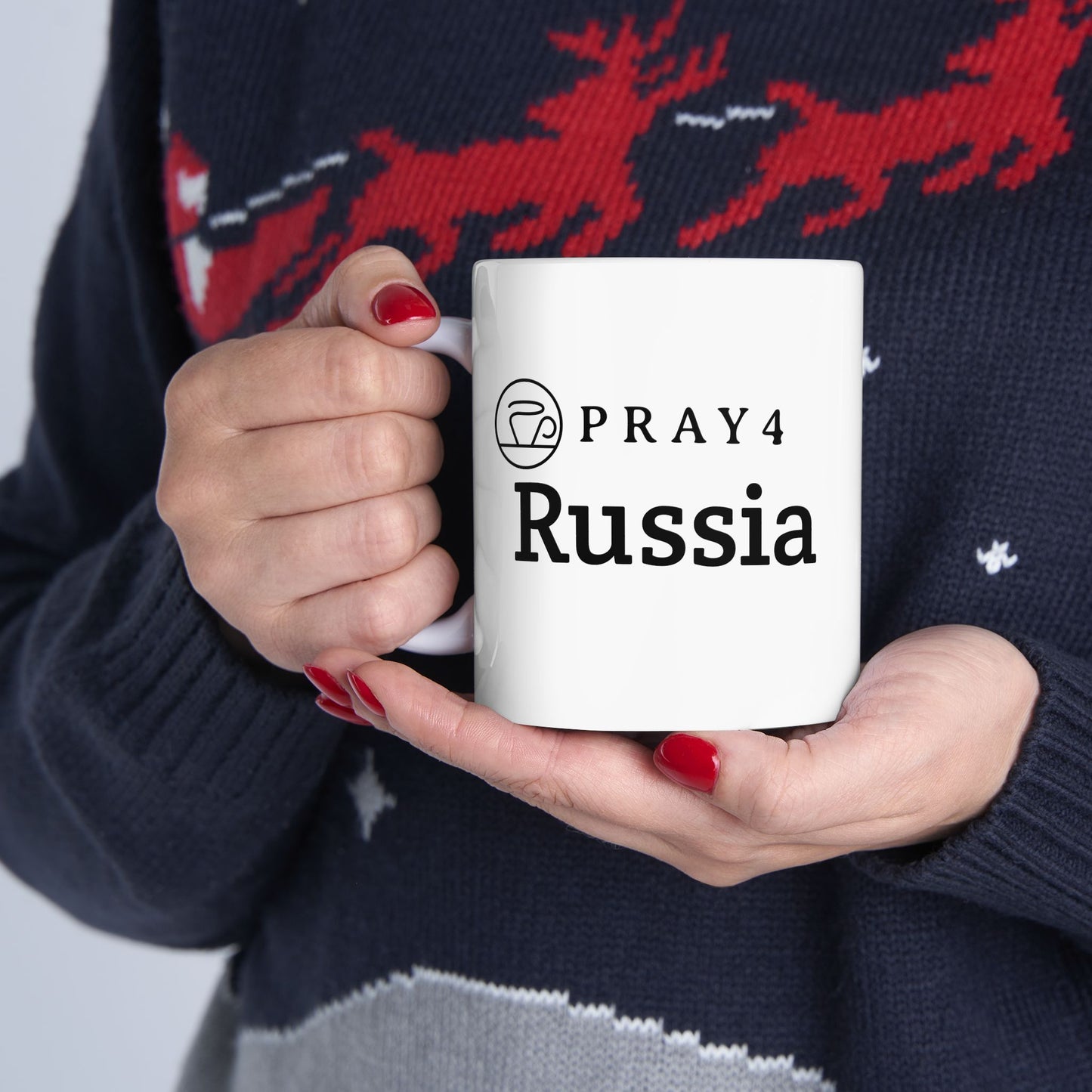 Pray for Russia Ceramic Mug (11oz)