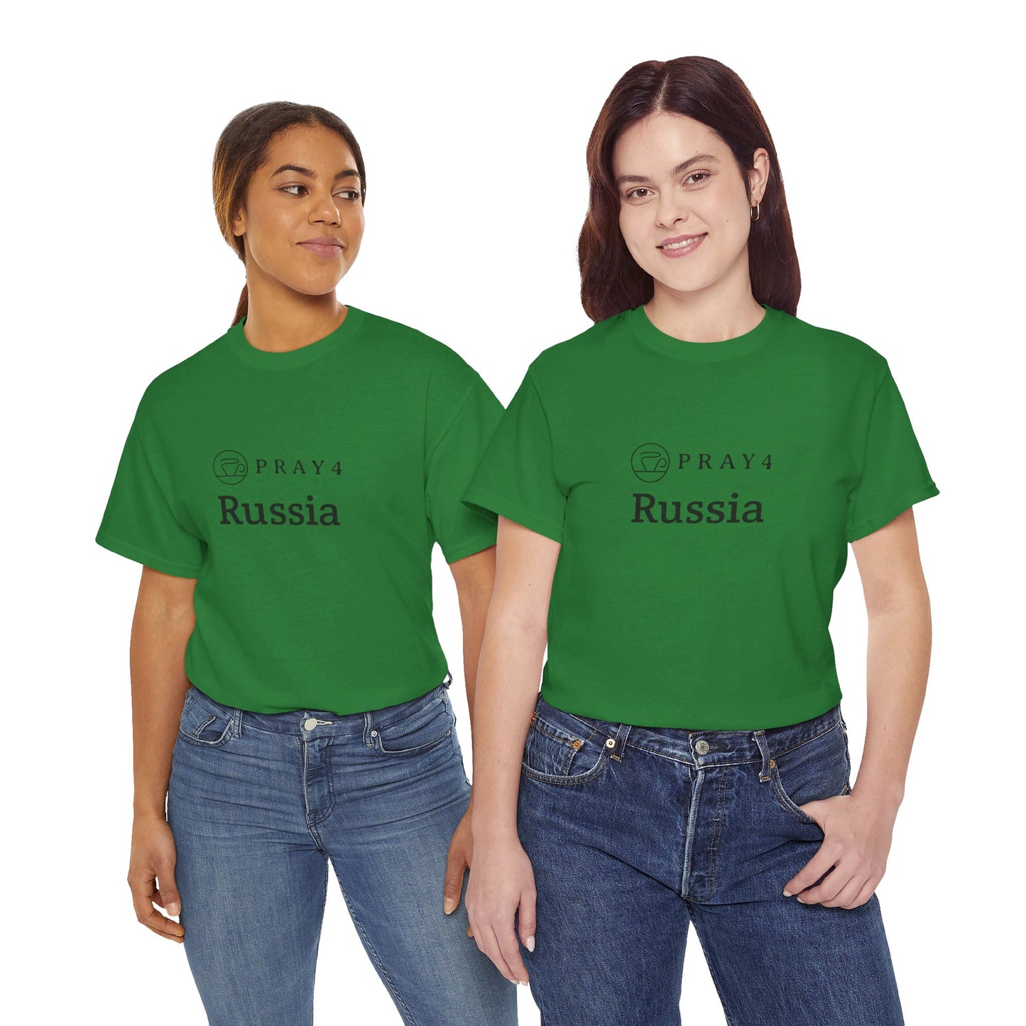 Pray for Russia Unisex Heavy Cotton Tee