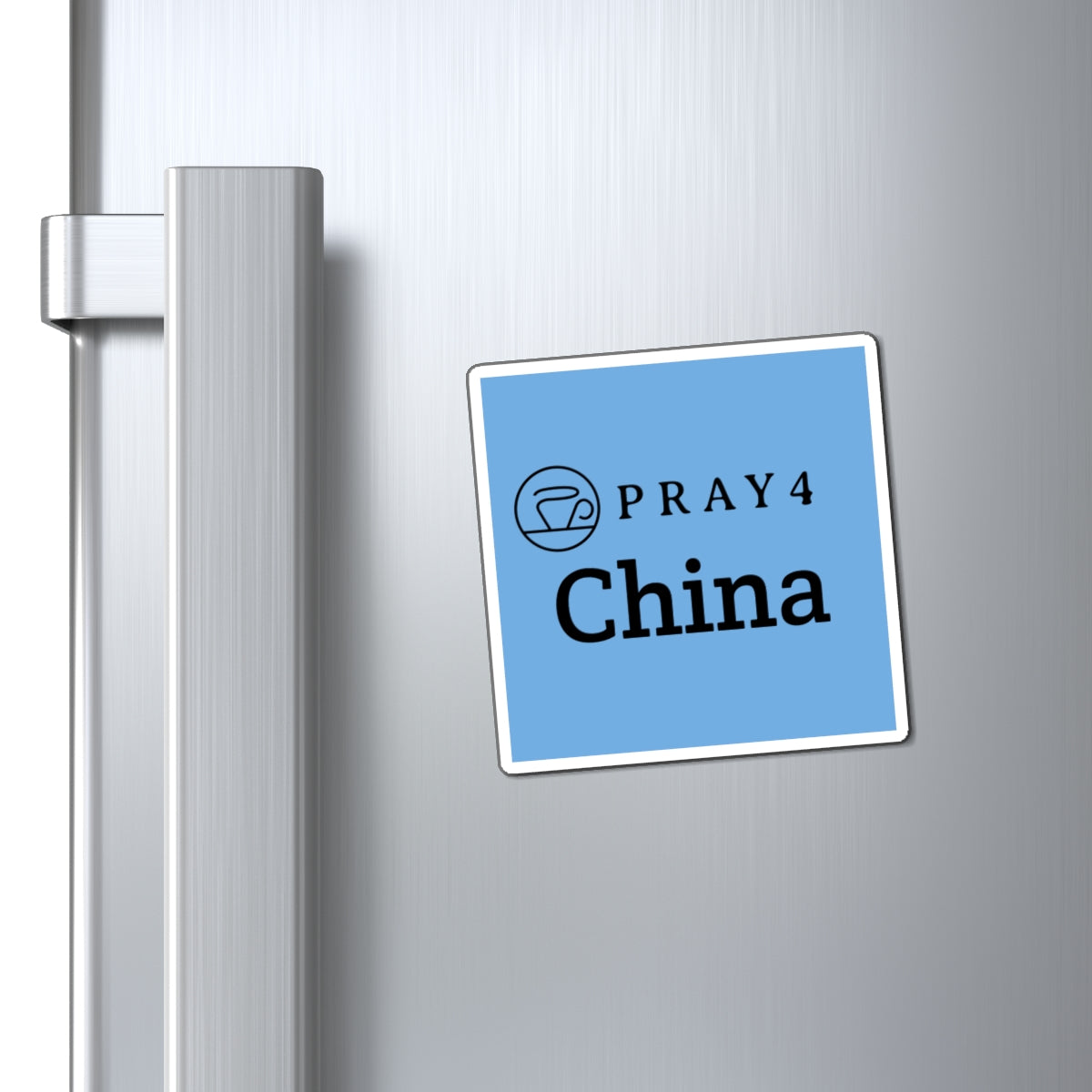 Pray for China Refrigerator Magnet (3"x3")