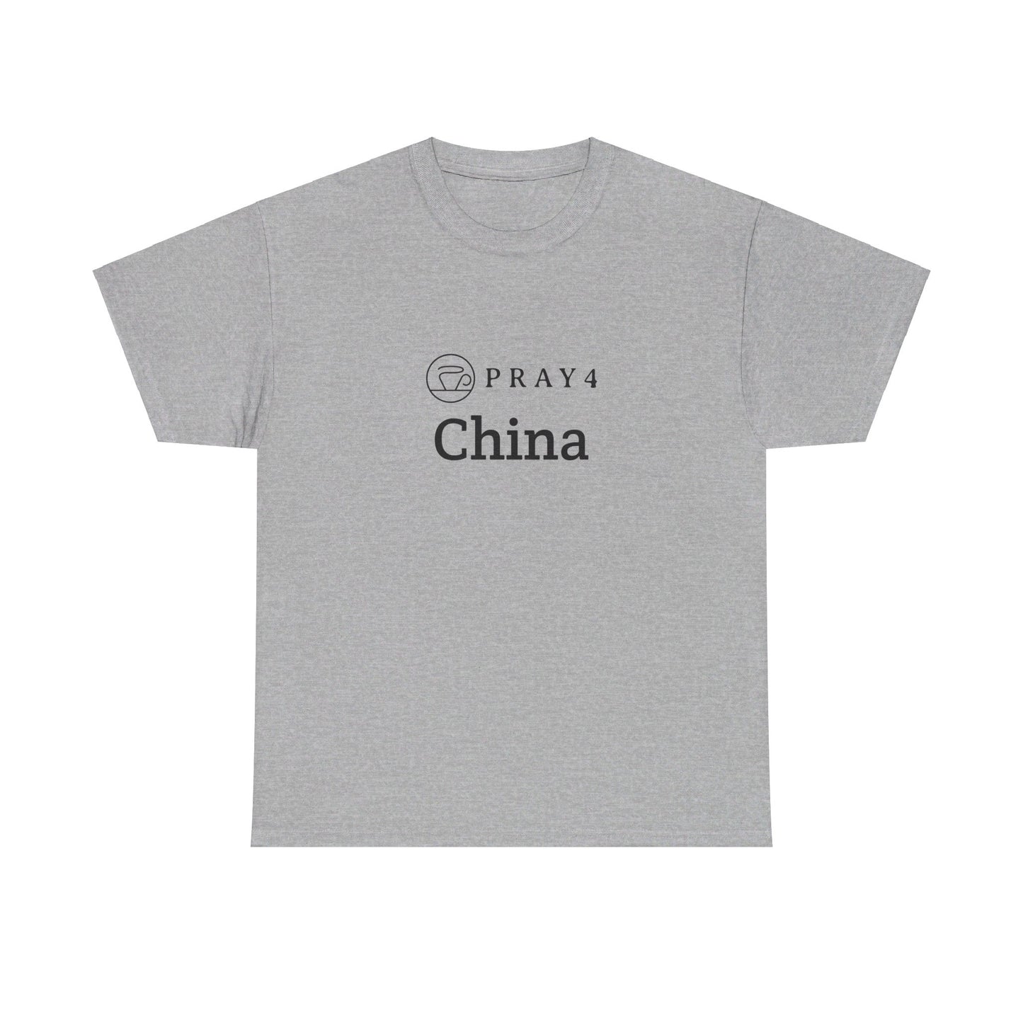 Pray for China Unisex Heavy Cotton Tee