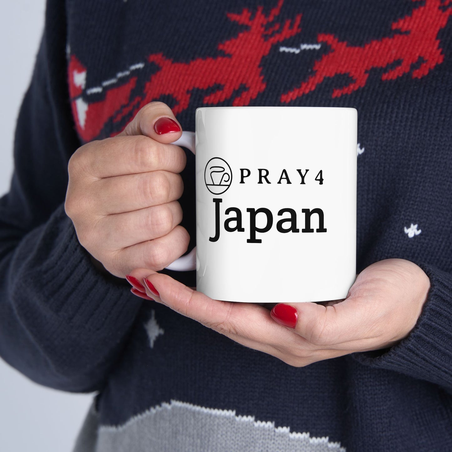 Pray for Japan Ceramic Mug (11oz)