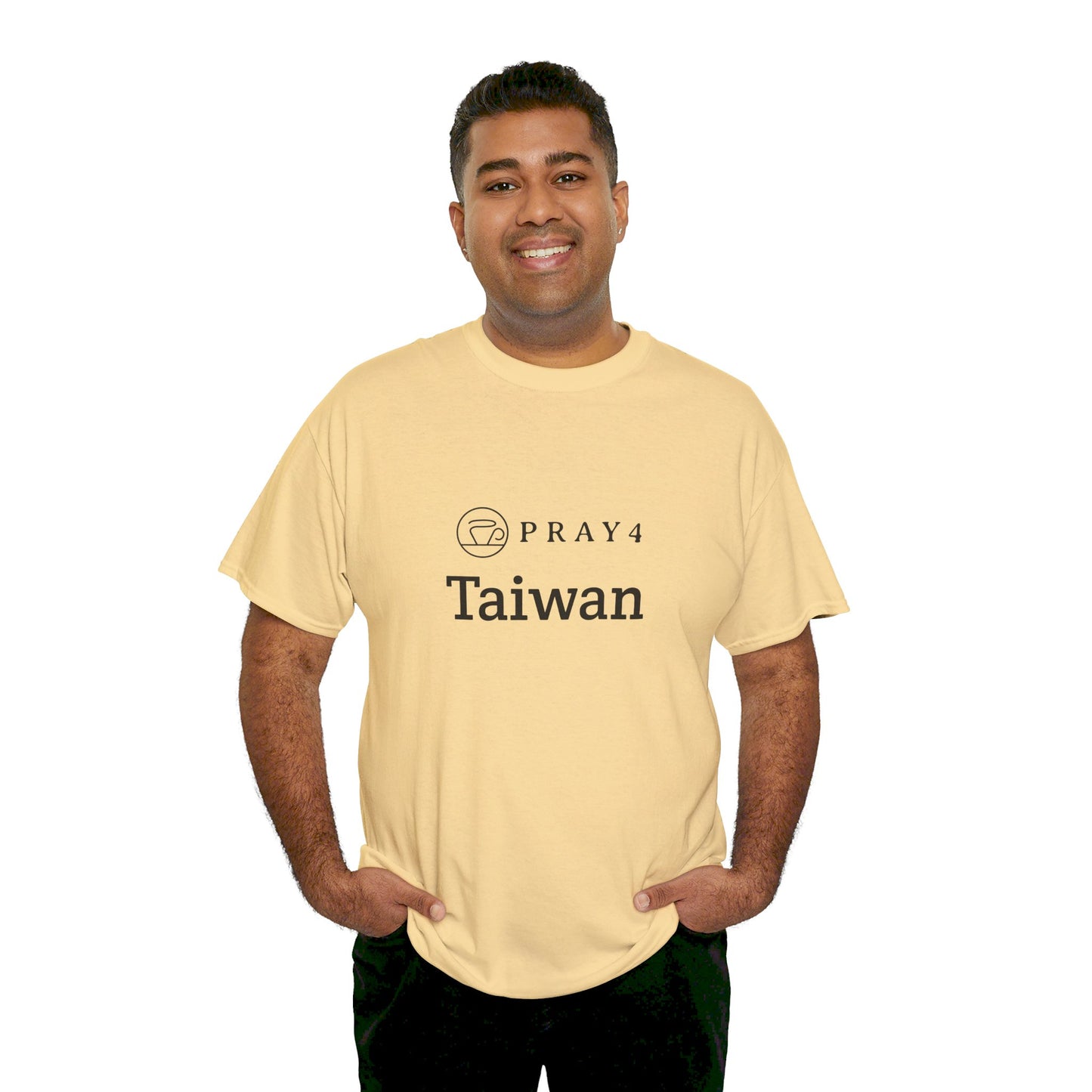 Pray for Taiwan Unisex Heavy Cotton Tee