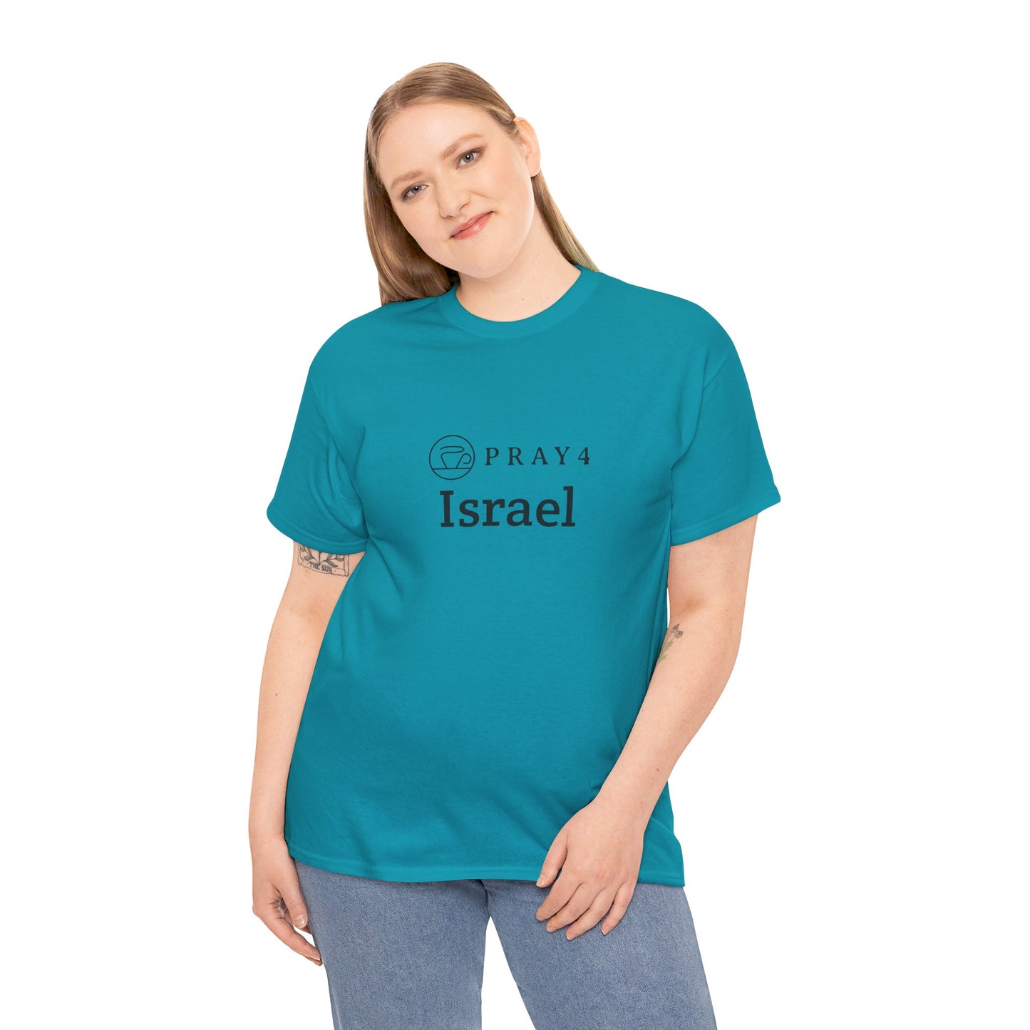 Pray for Israel Unisex Heavy Cotton Tee