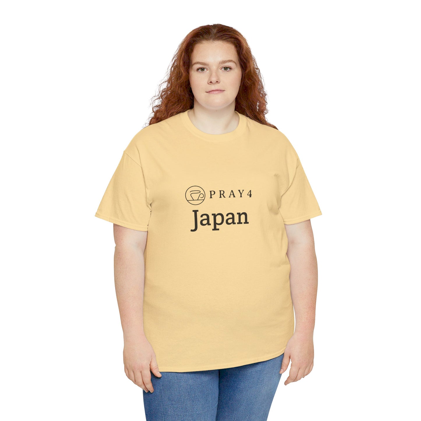 Pray for Japan Unisex Heavy Cotton Tee