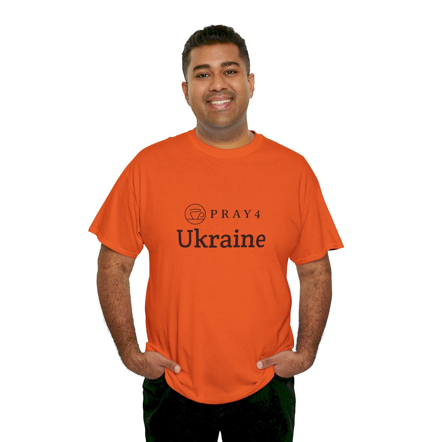 Pray for Ukraine Unisex Heavy Cotton Tee