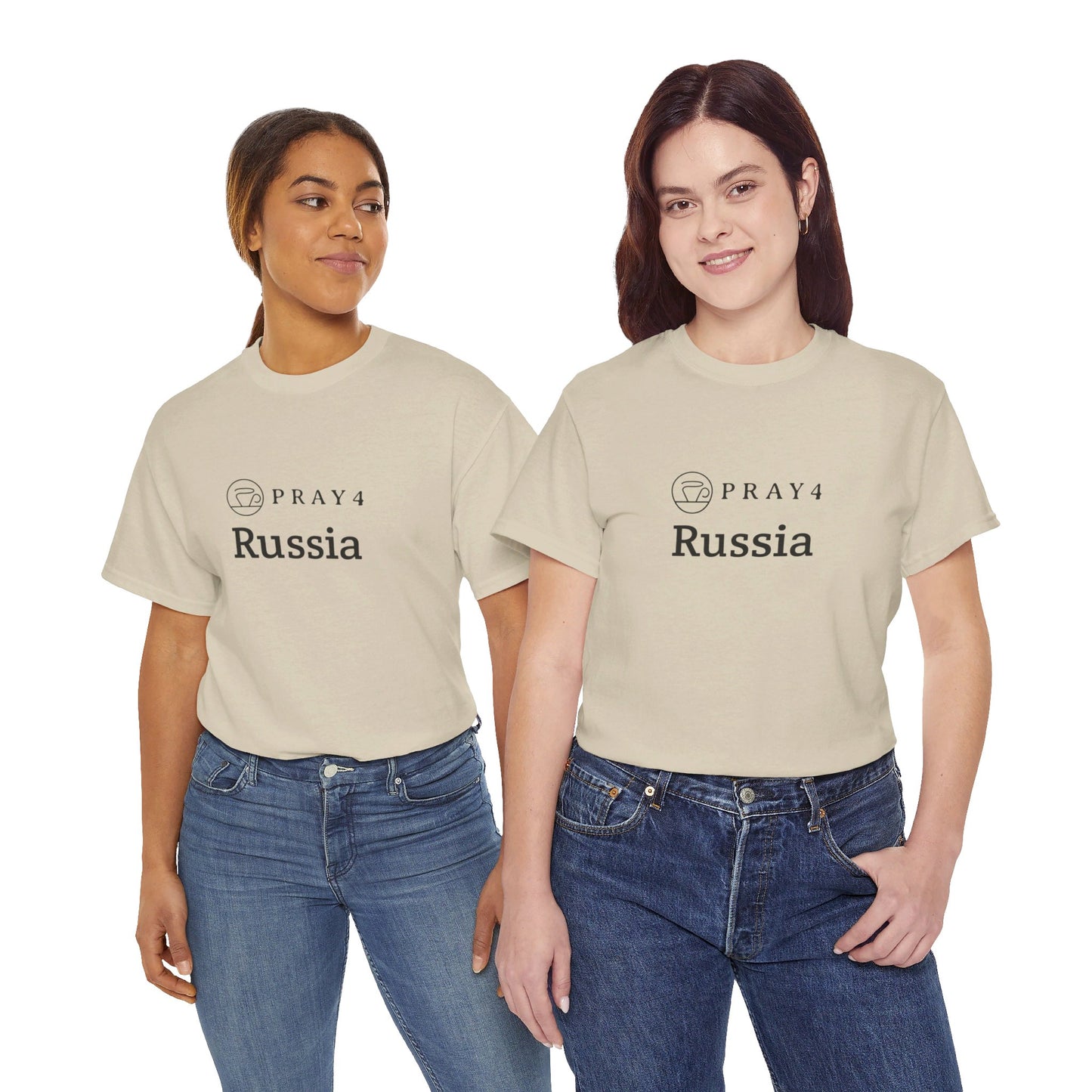 Pray for Russia Unisex Heavy Cotton Tee