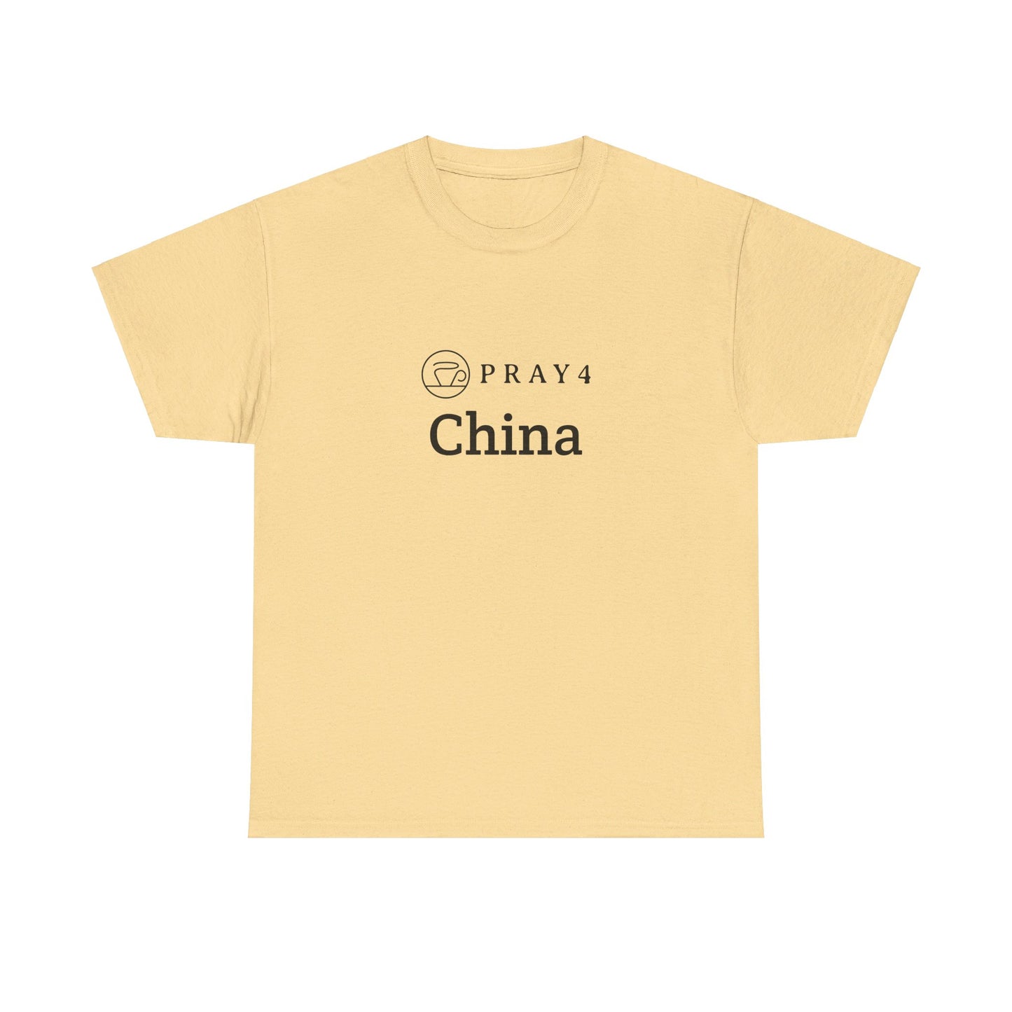 Pray for China Unisex Heavy Cotton Tee