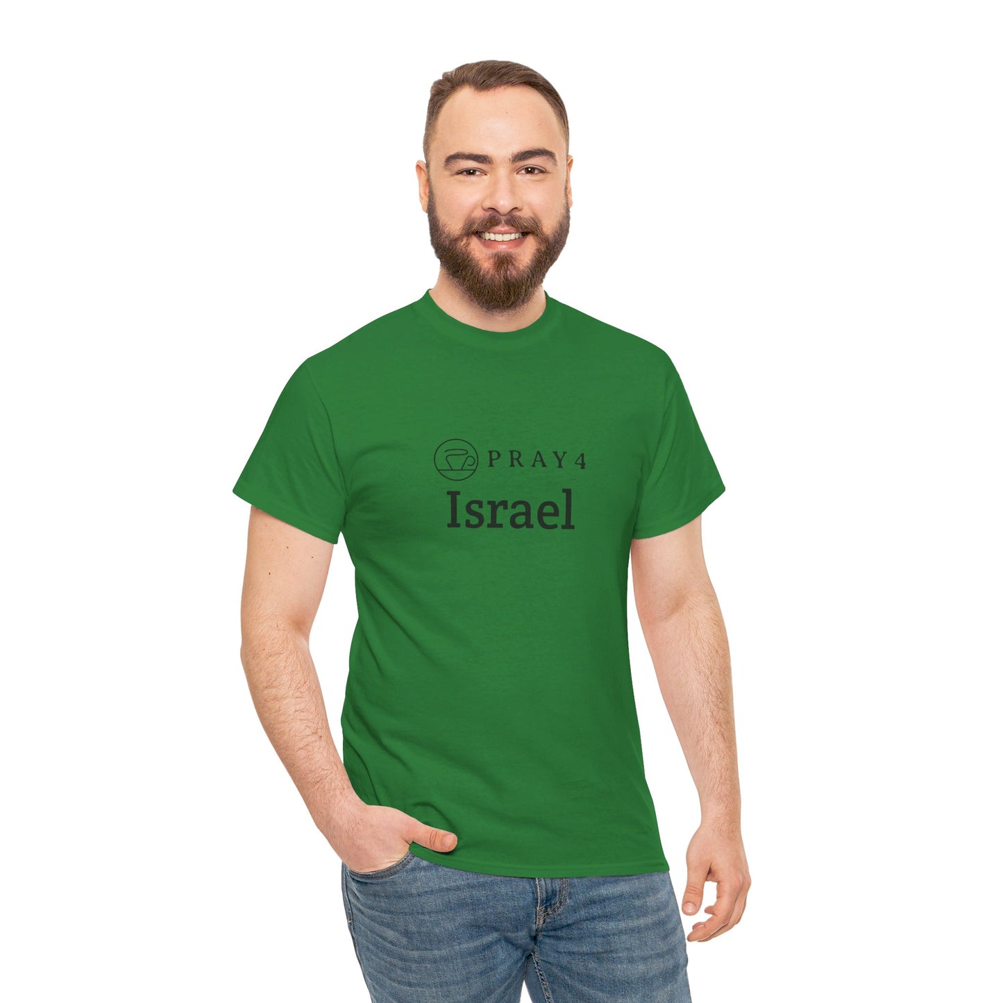 Pray for Israel Unisex Heavy Cotton Tee