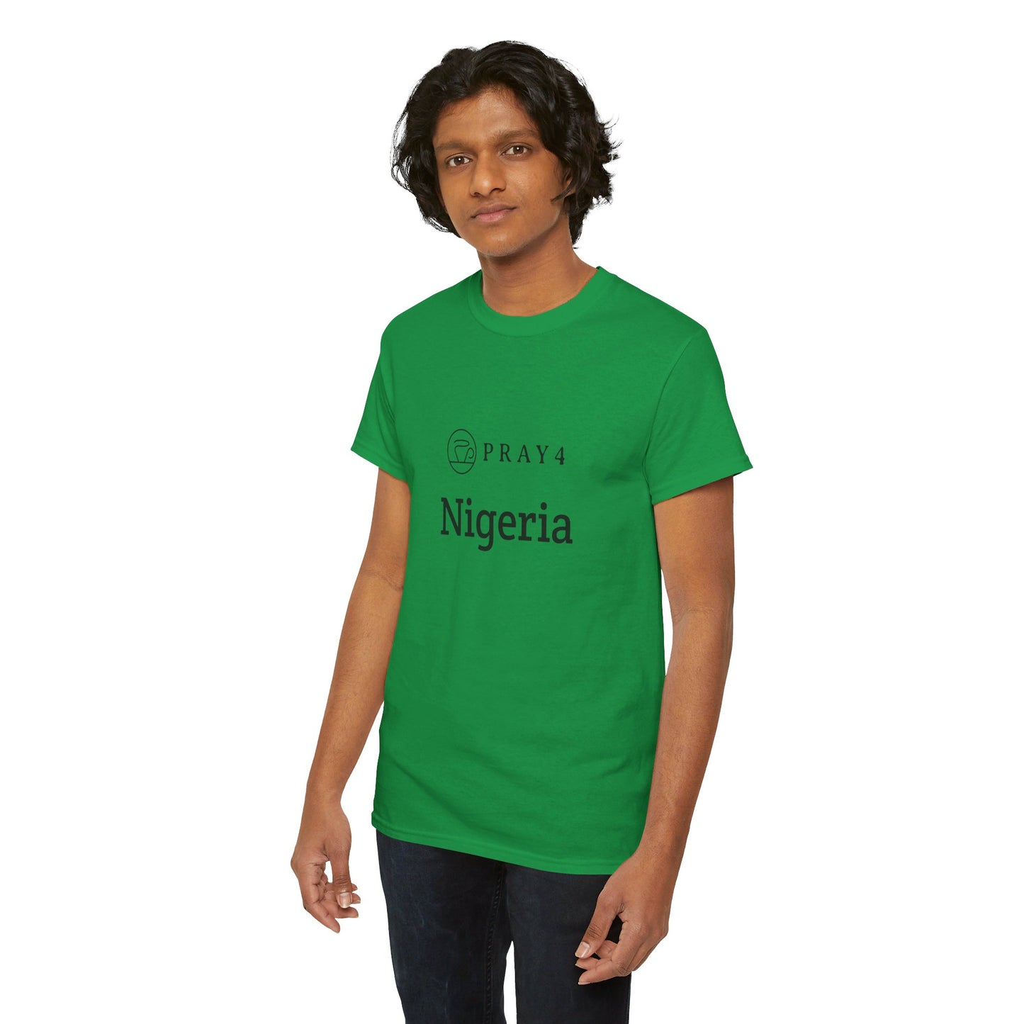 Pray for Nigeria Unisex Heavy Cotton Tee