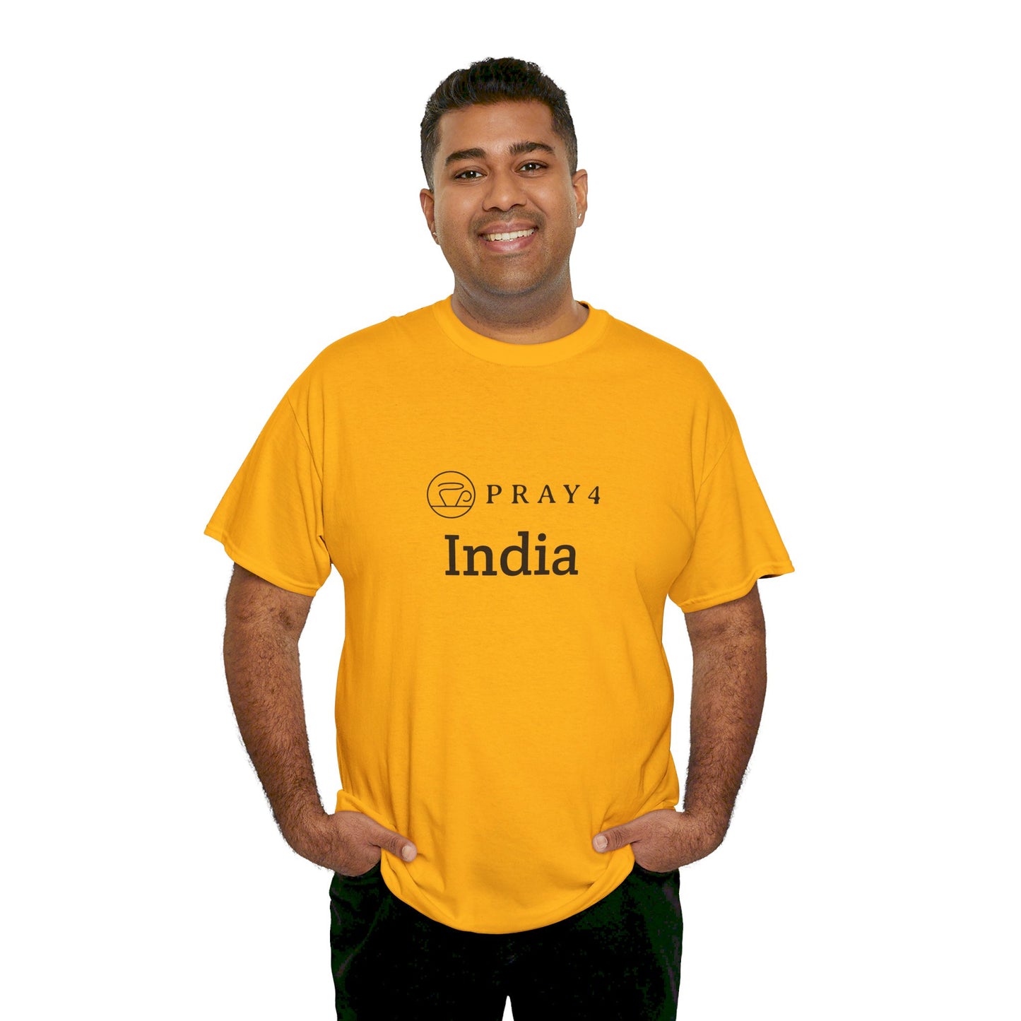 Pray for India Unisex Heavy Cotton Tee