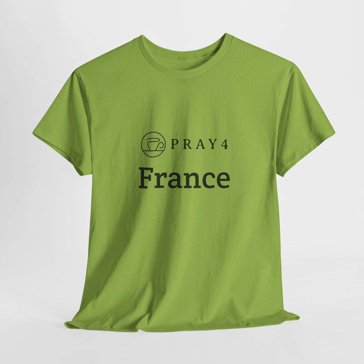 Pray for France Unisex Heavy Cotton Tee