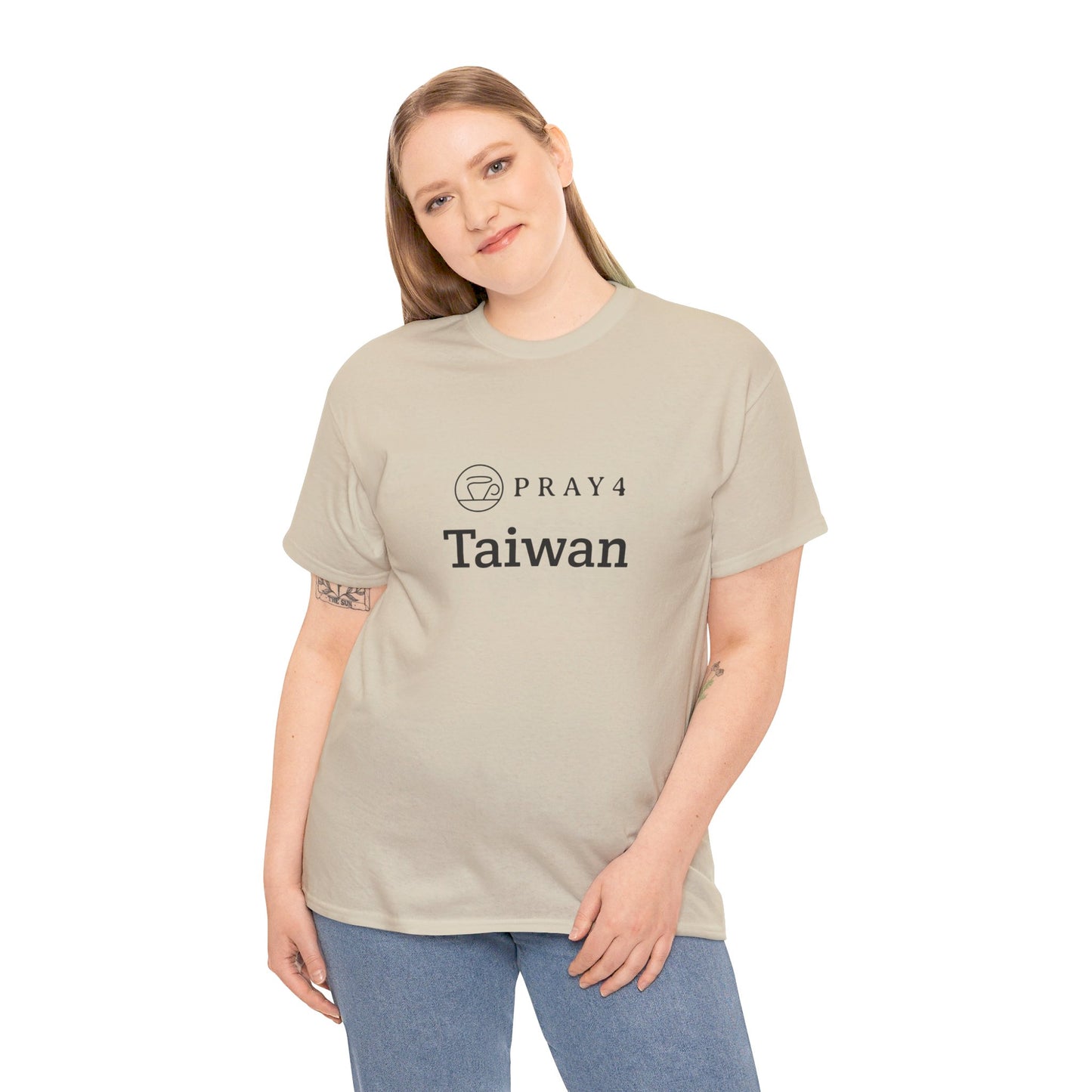 Pray for Taiwan Unisex Heavy Cotton Tee