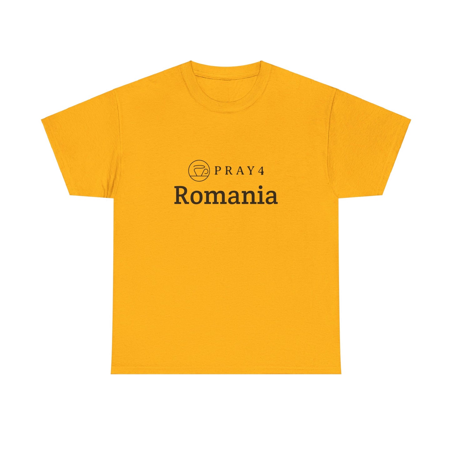 Pray for Romania Unisex Heavy Cotton Tee