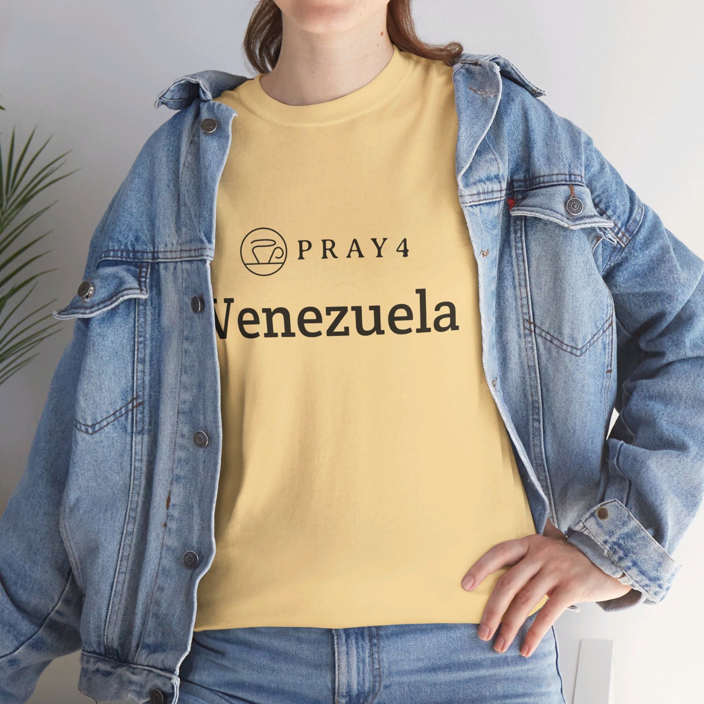 Pray for Venezuela Unisex Heavy Cotton Tee