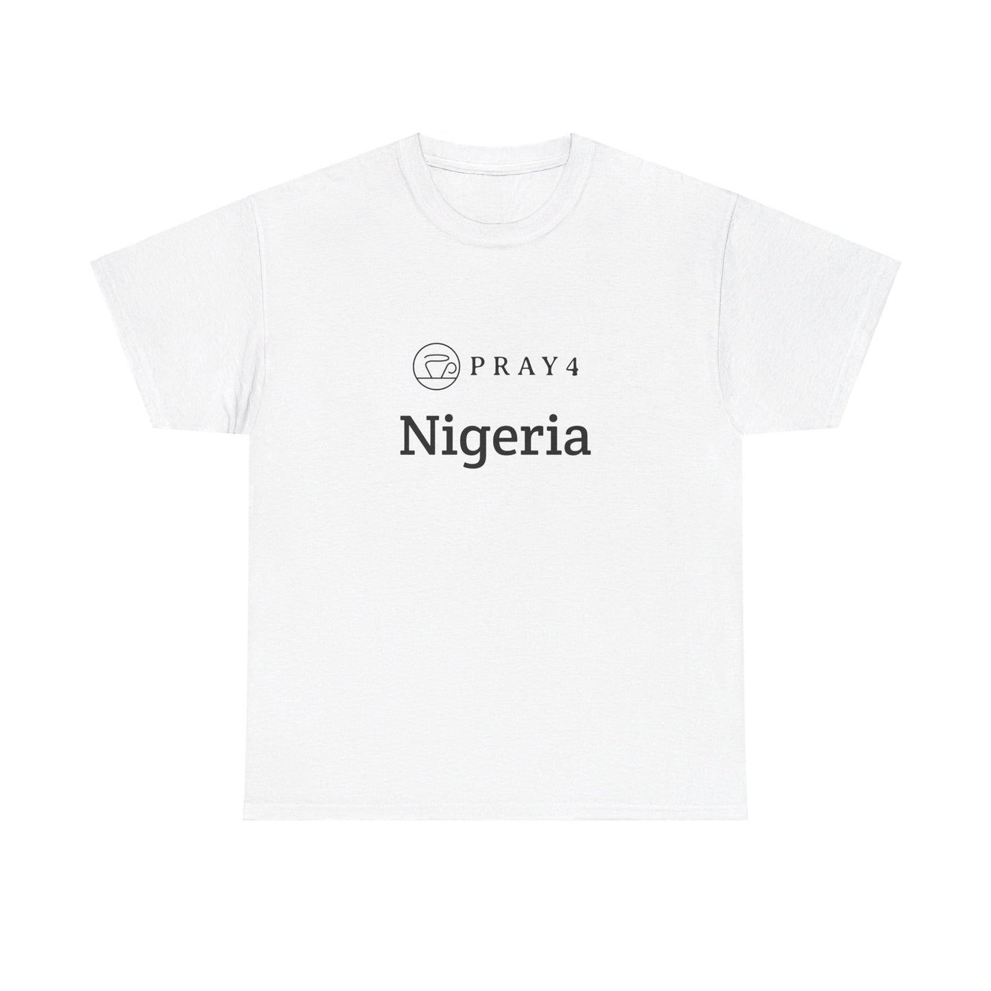 Pray for Nigeria Unisex Heavy Cotton Tee