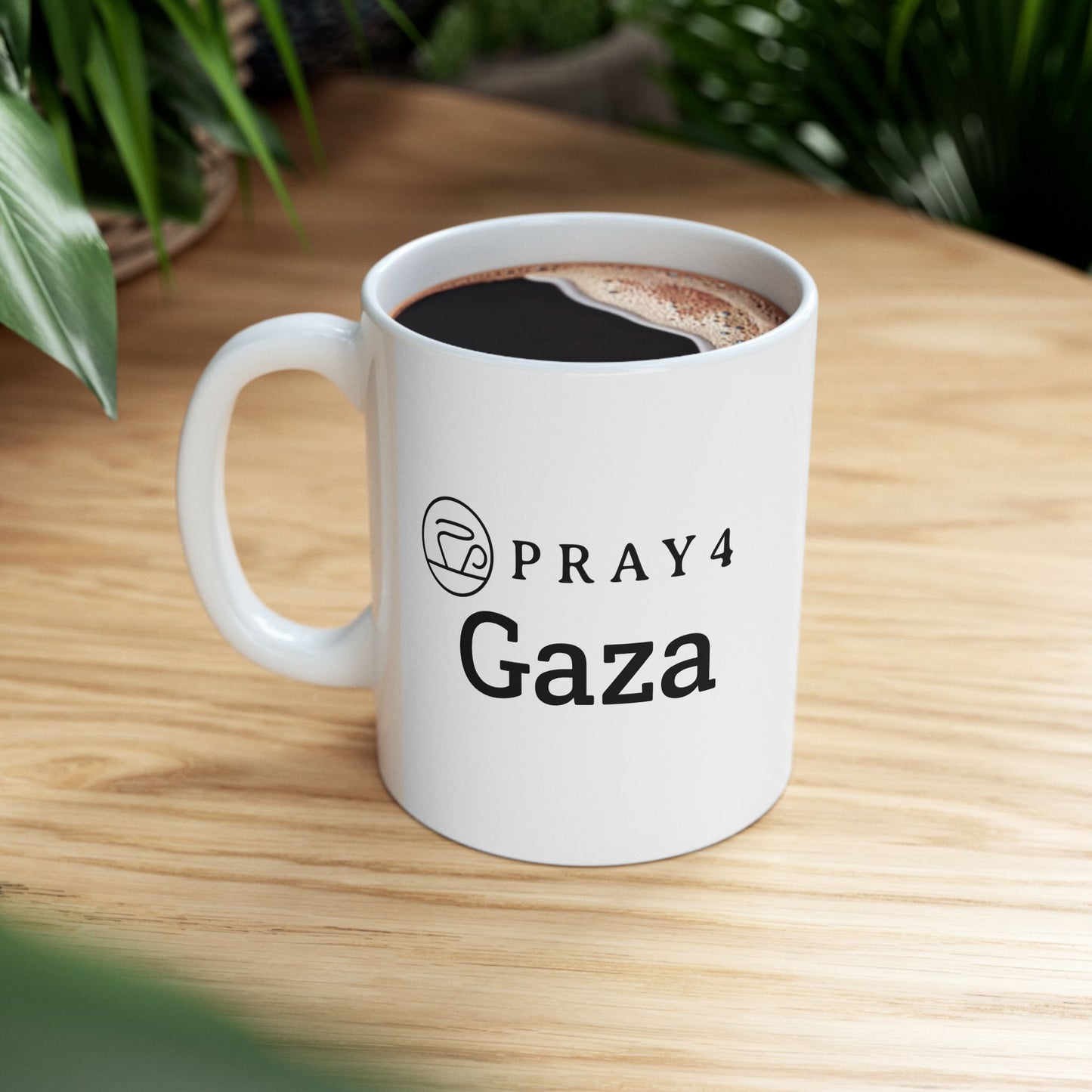 Pray for Gaza Ceramic Mug (11oz)