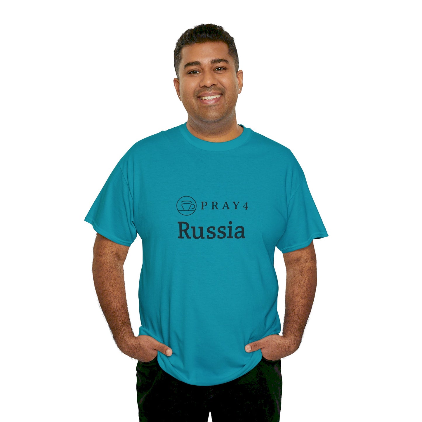 Pray for Russia Unisex Heavy Cotton Tee