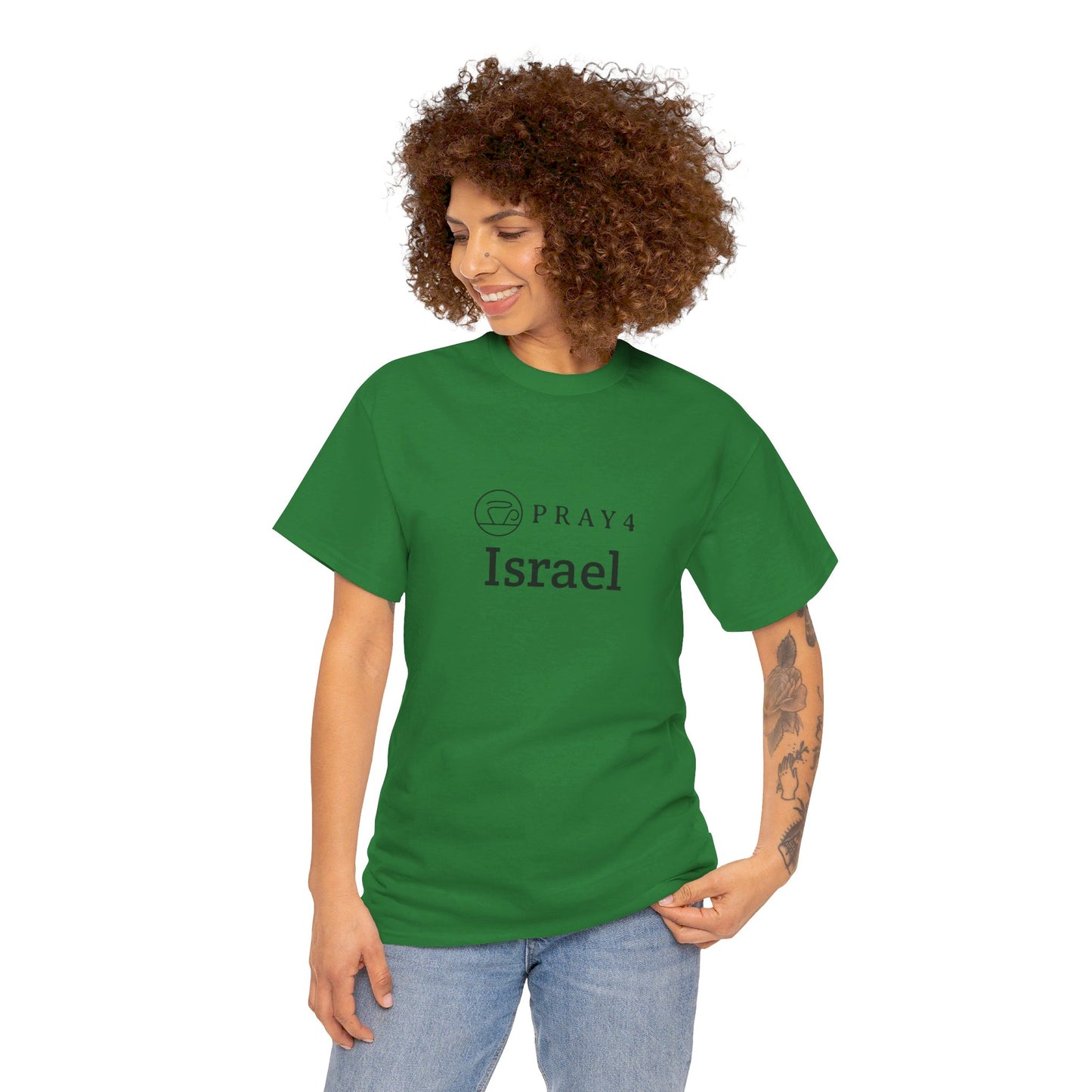 Pray for Israel Unisex Heavy Cotton Tee