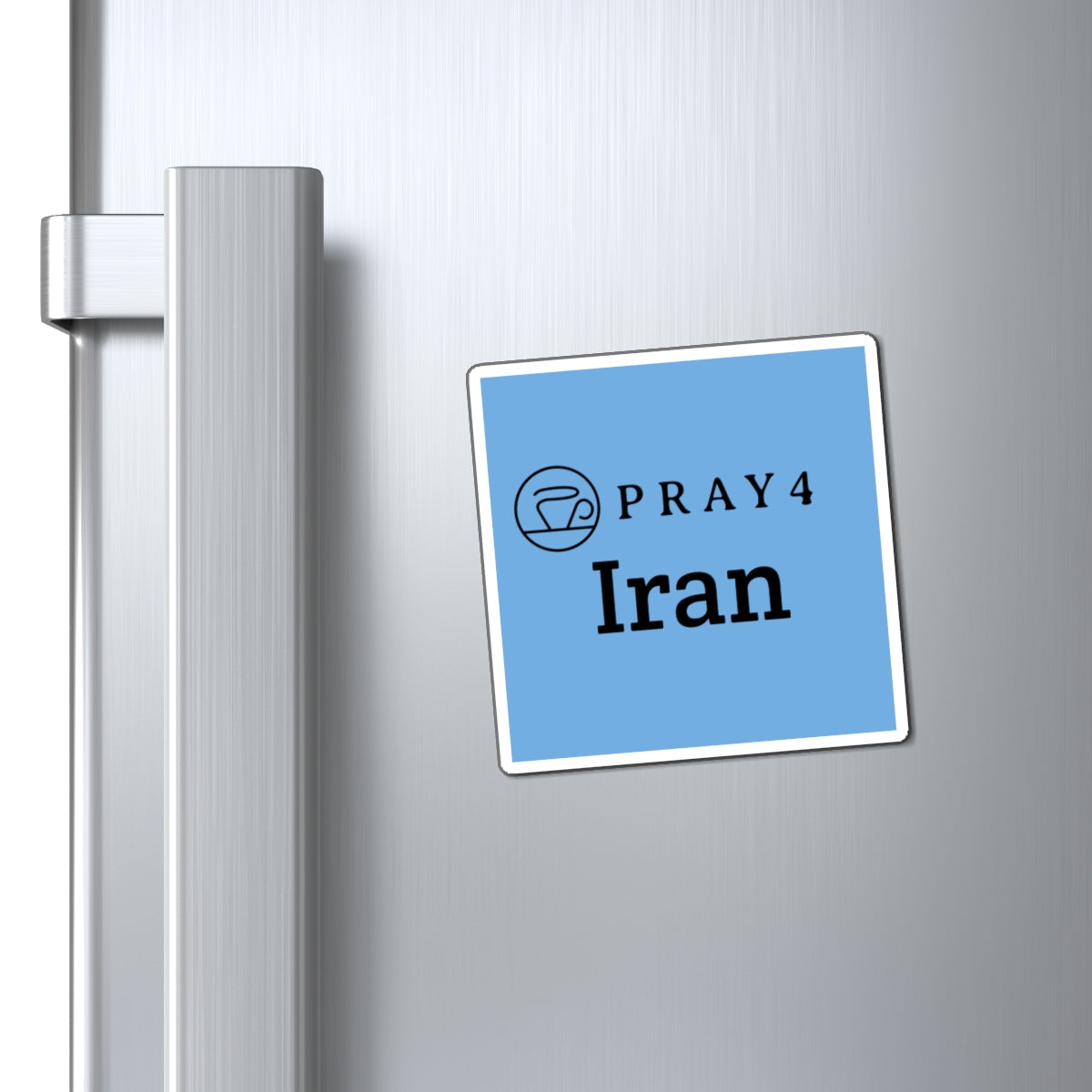 Pray for Iran Refrigerator Magnet (3"x3")