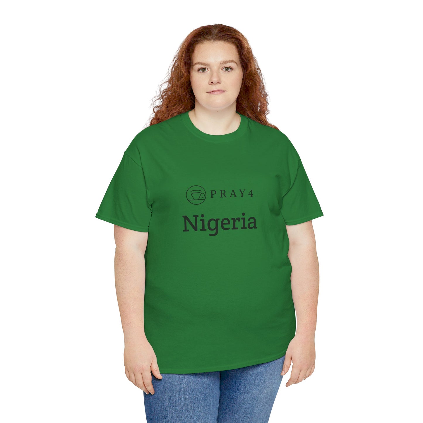 Pray for Nigeria Unisex Heavy Cotton Tee