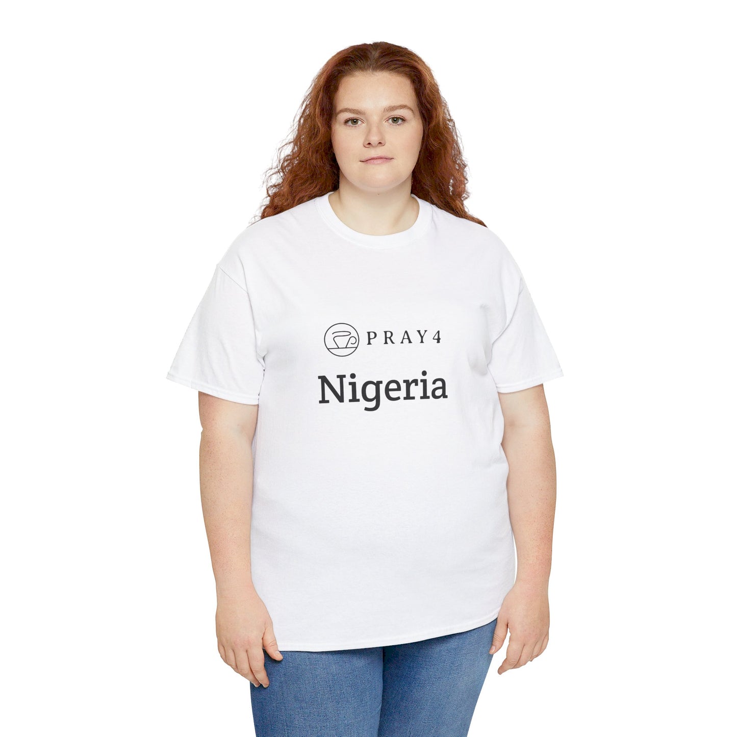 Pray for Nigeria Unisex Heavy Cotton Tee