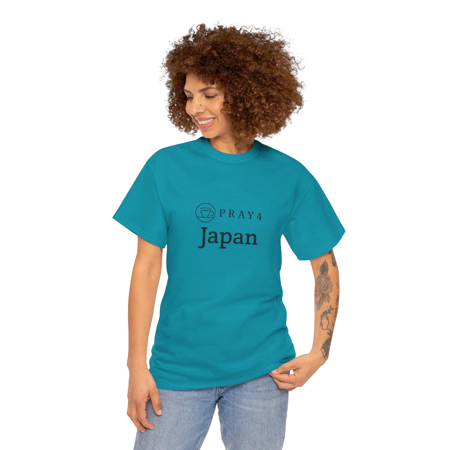 Pray for Japan Unisex Heavy Cotton Tee