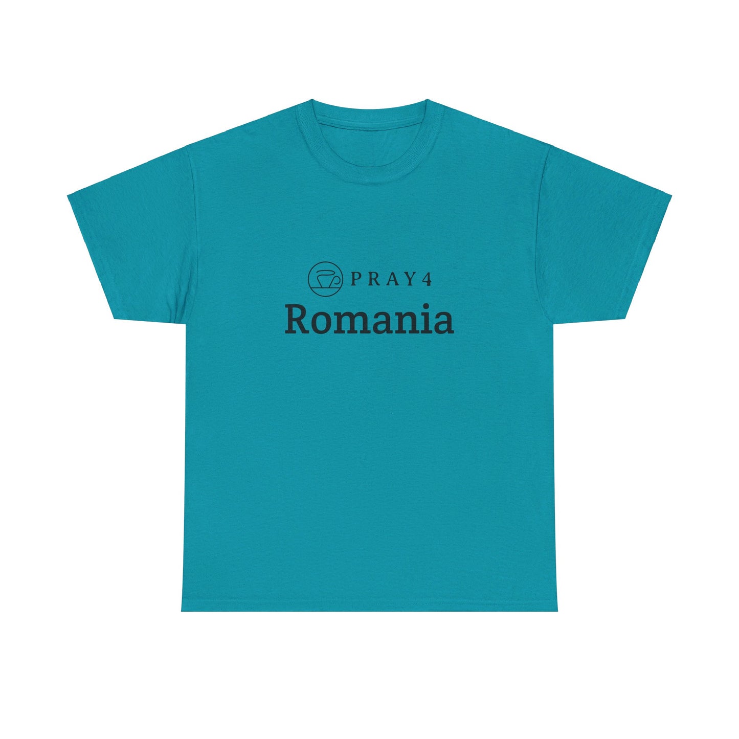 Pray for Romania Unisex Heavy Cotton Tee