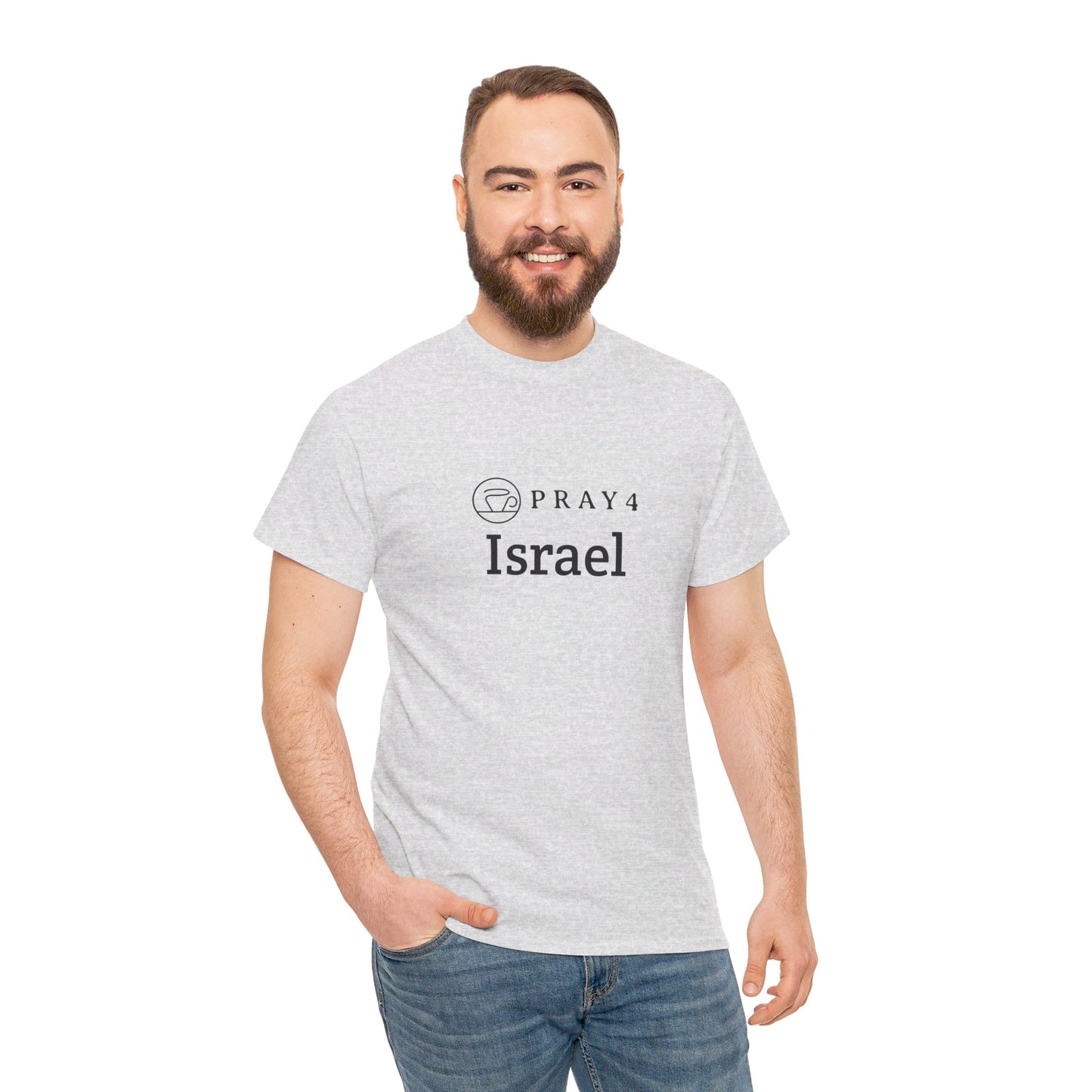 Pray for Israel Unisex Heavy Cotton Tee