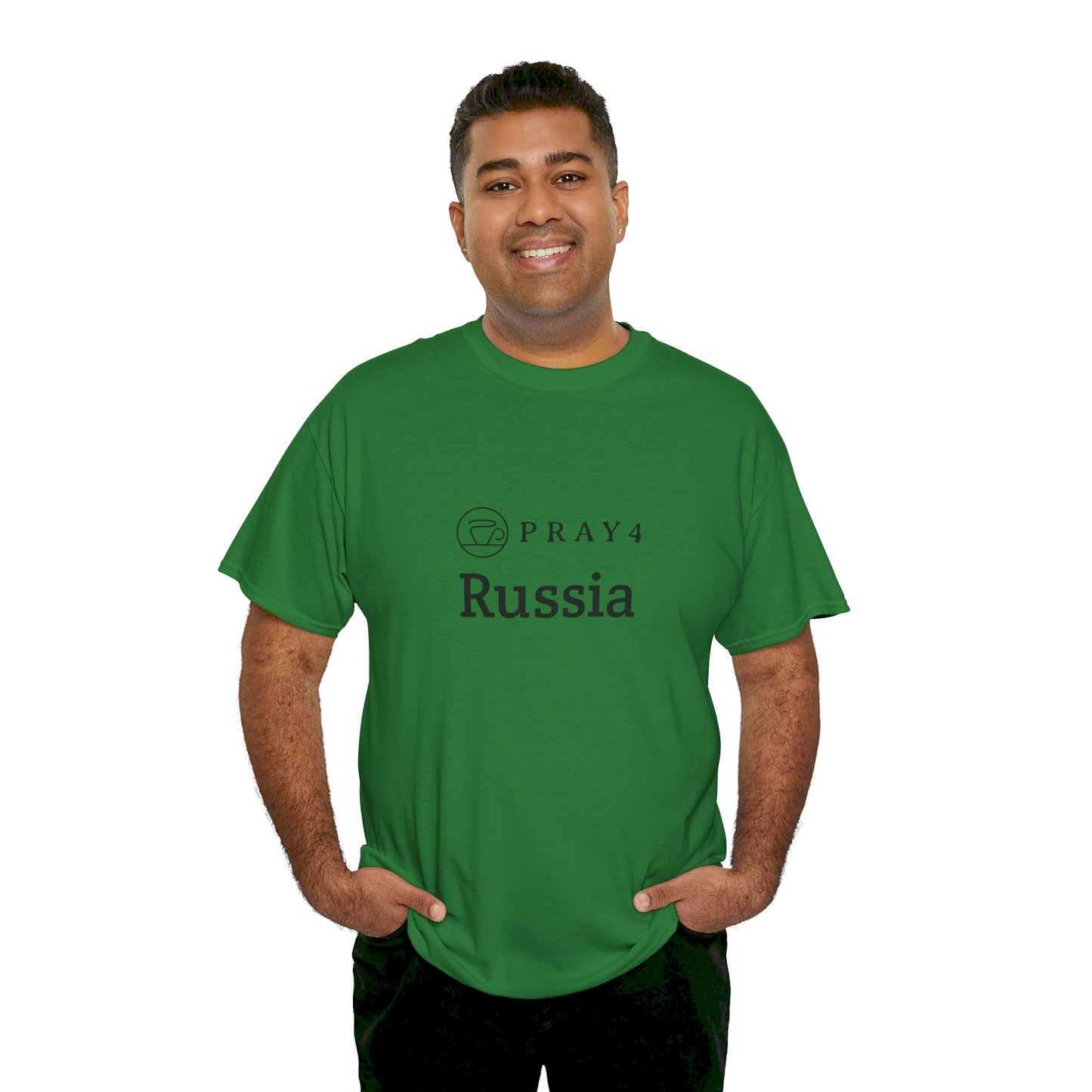 Pray for Russia Unisex Heavy Cotton Tee