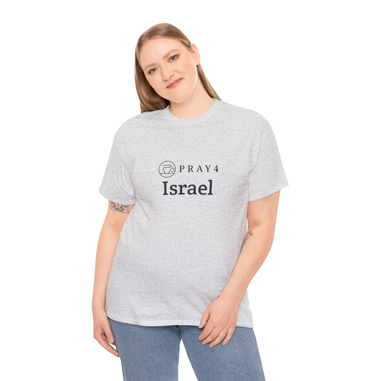 Pray for Israel Unisex Heavy Cotton Tee