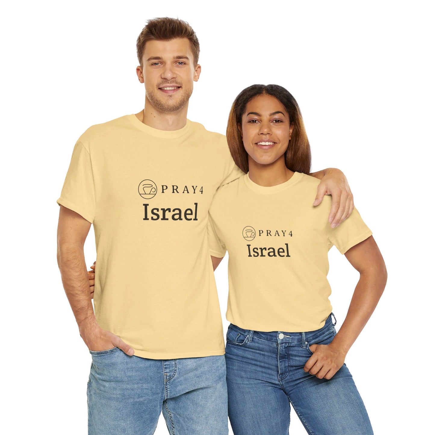 Pray for Israel Unisex Heavy Cotton Tee