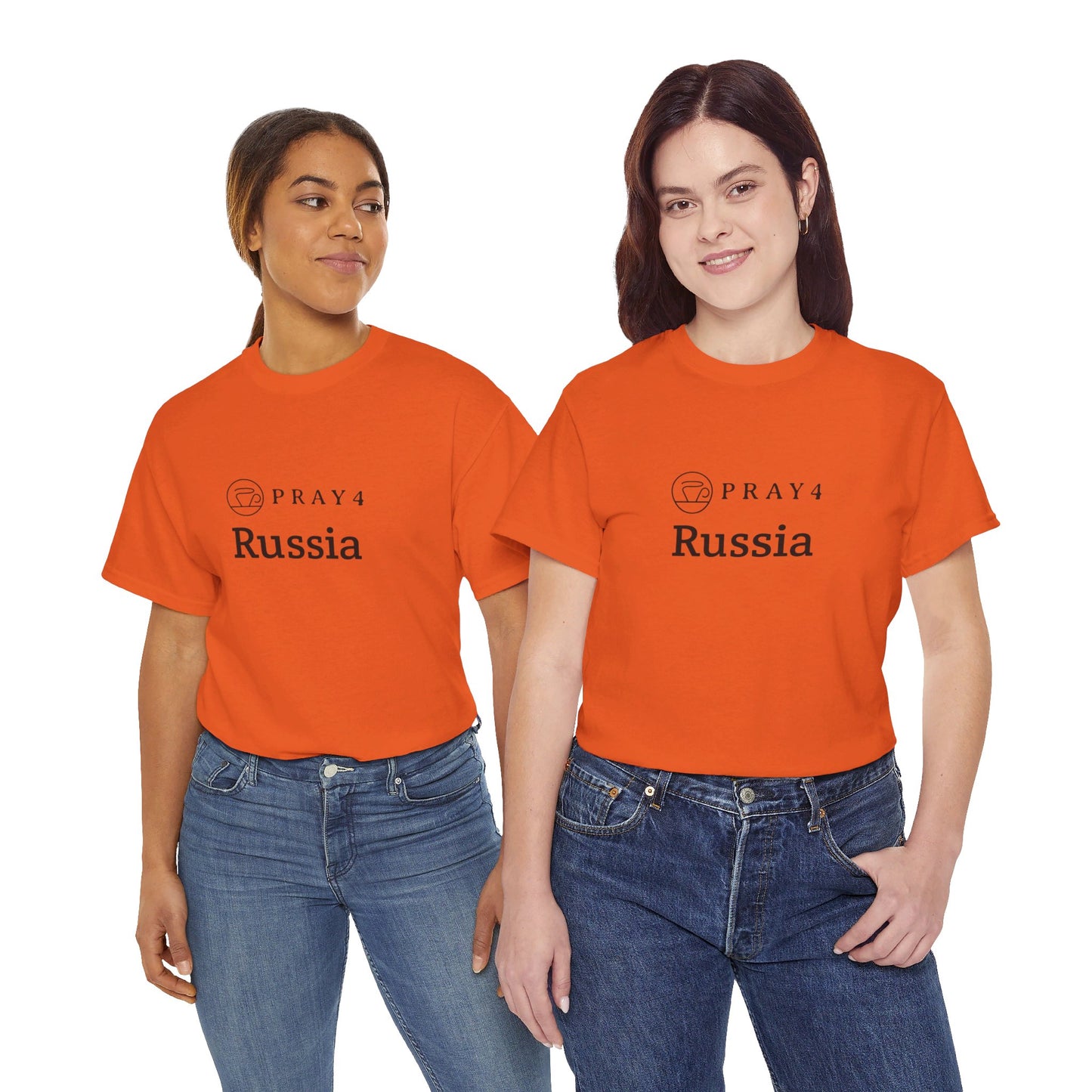 Pray for Russia Unisex Heavy Cotton Tee