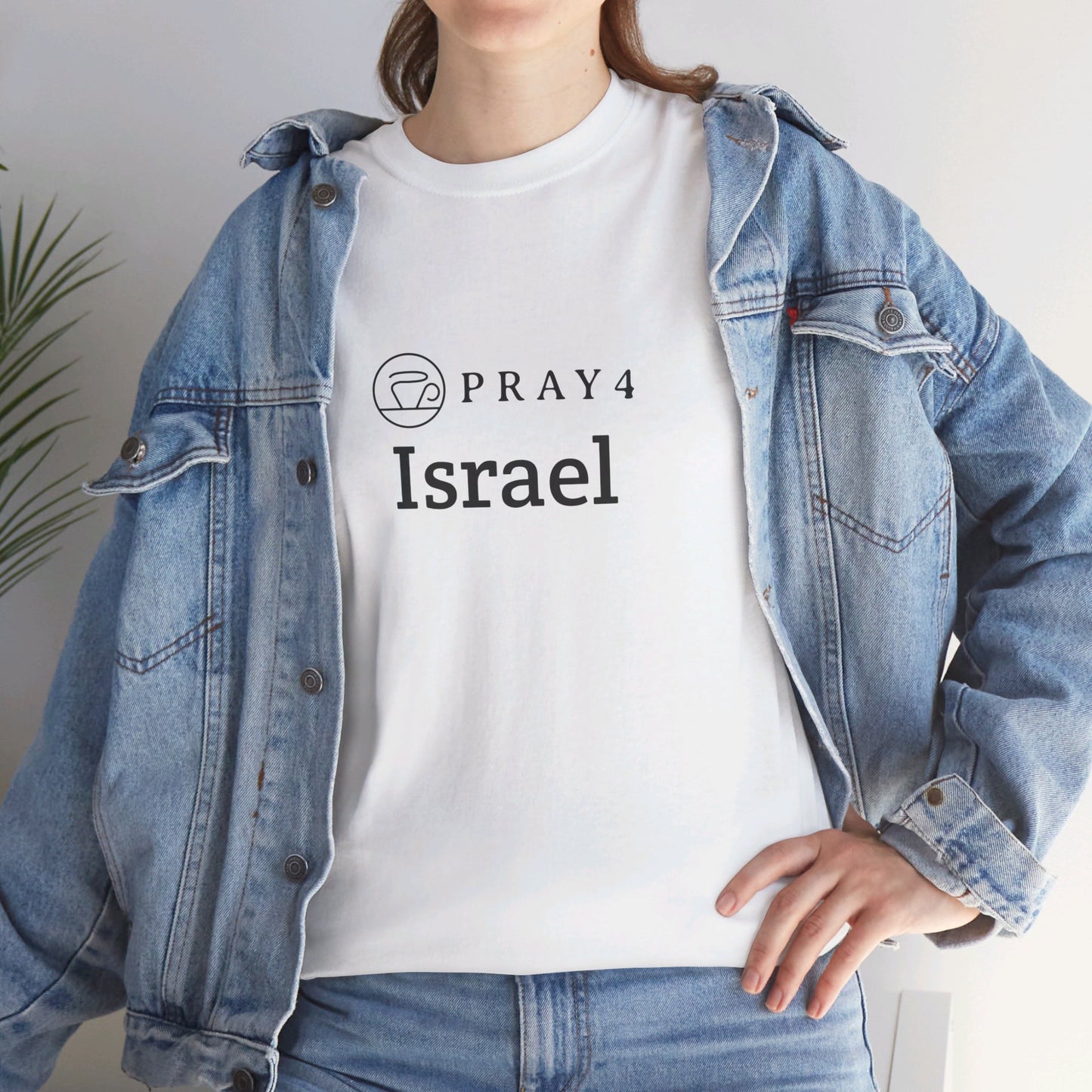 Pray for Israel Unisex Heavy Cotton Tee