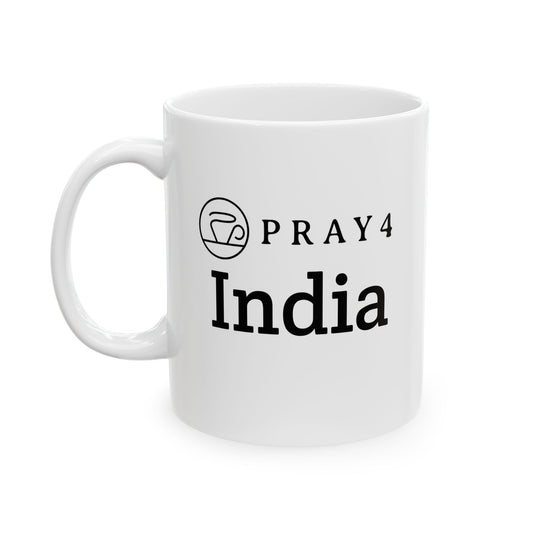 Pray for India Ceramic Mug (11oz)