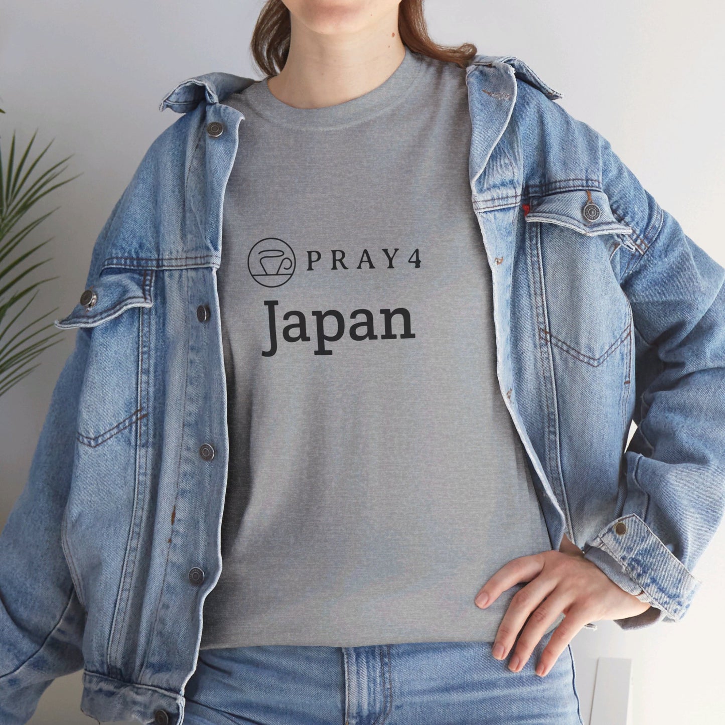 Pray for Japan Unisex Heavy Cotton Tee