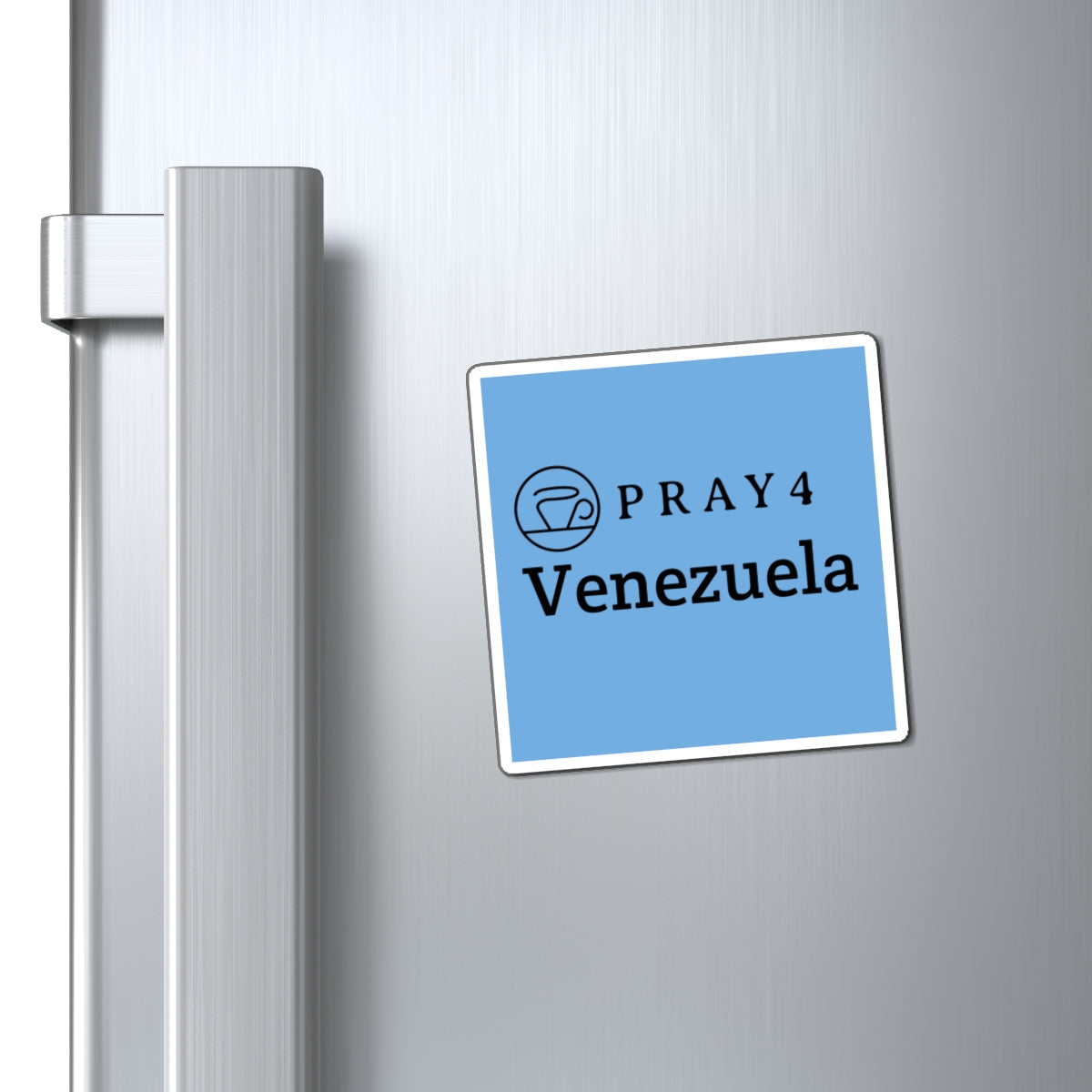 Pray for Venezuela Refrigerator Magnet (3"x3")