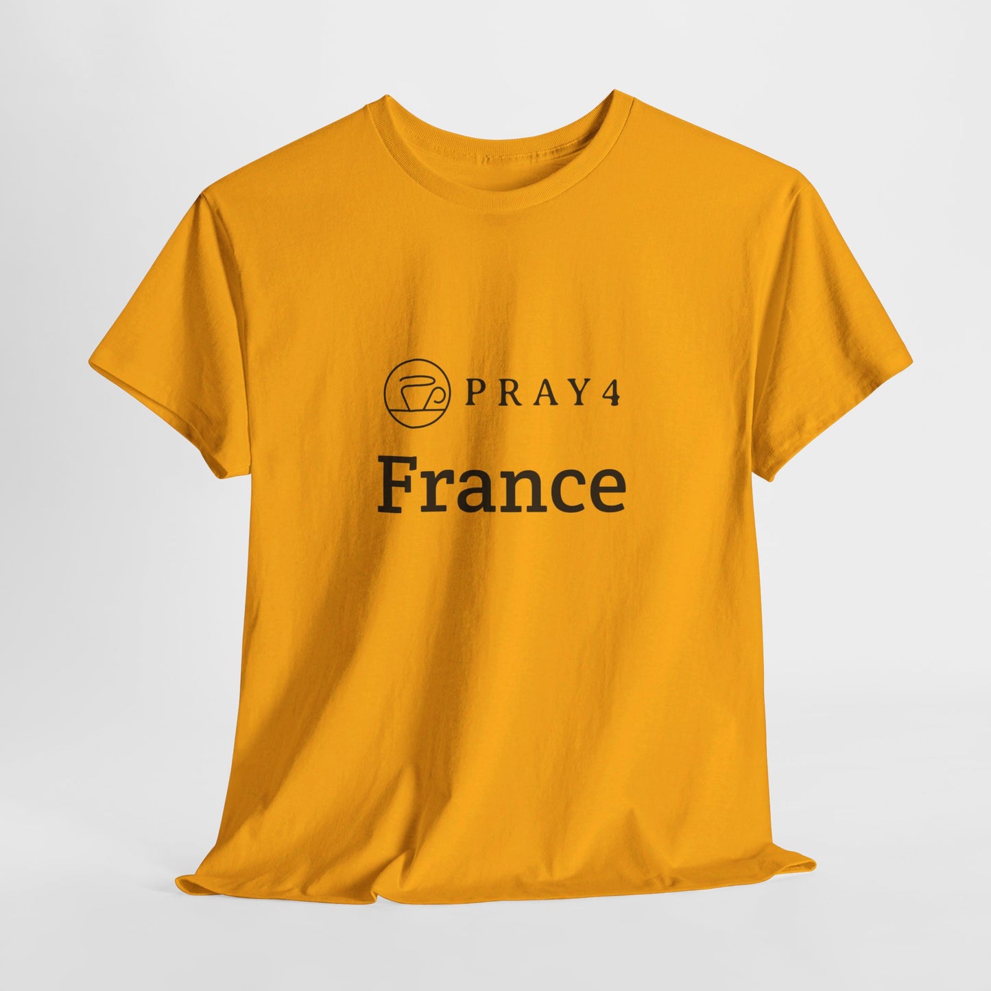 Pray for France Unisex Heavy Cotton Tee