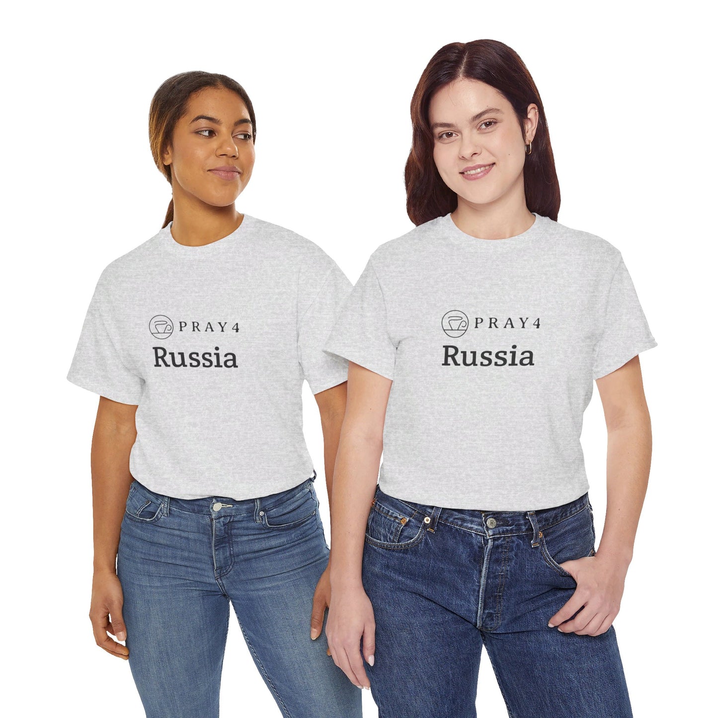 Pray for Russia Unisex Heavy Cotton Tee