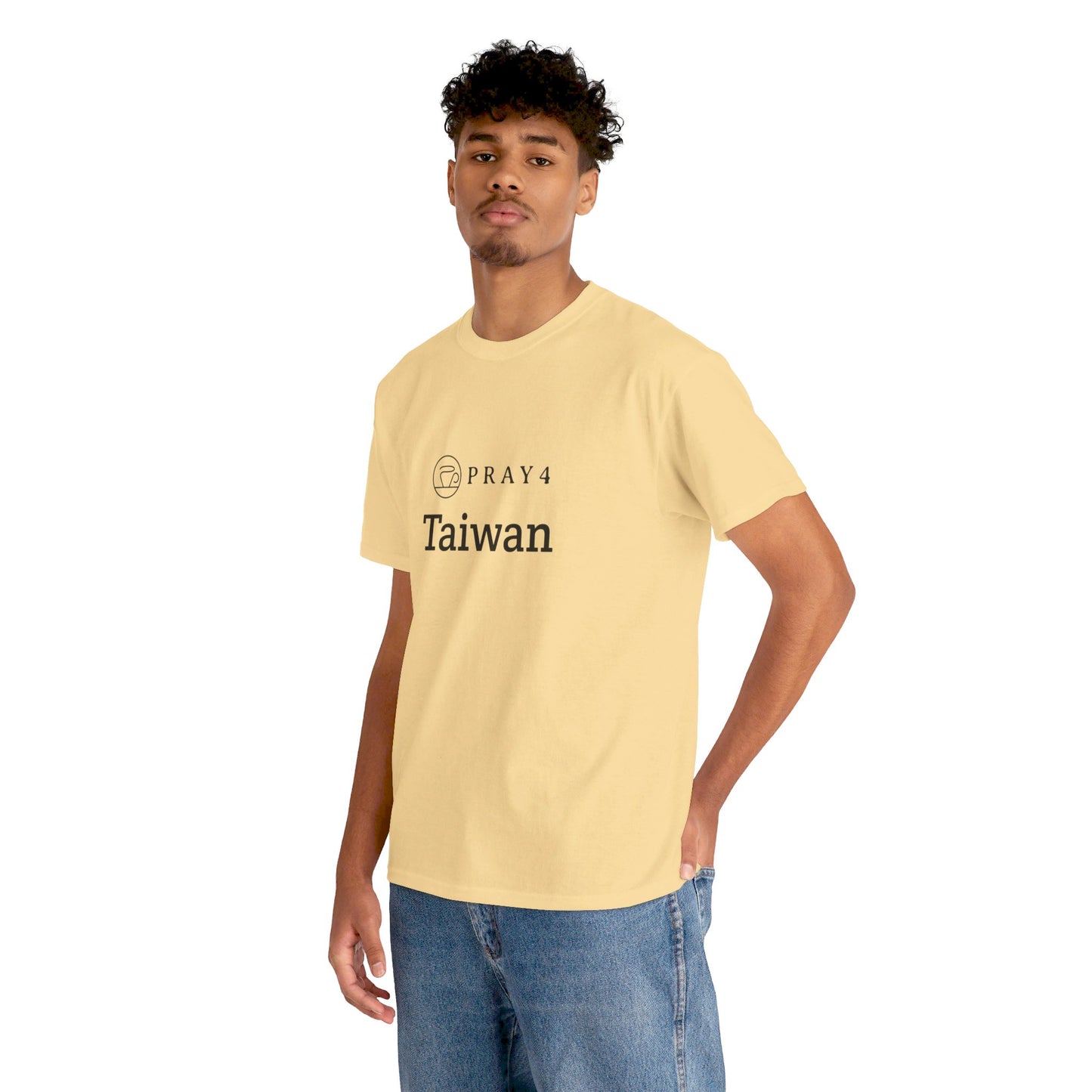 Pray for Taiwan Unisex Heavy Cotton Tee