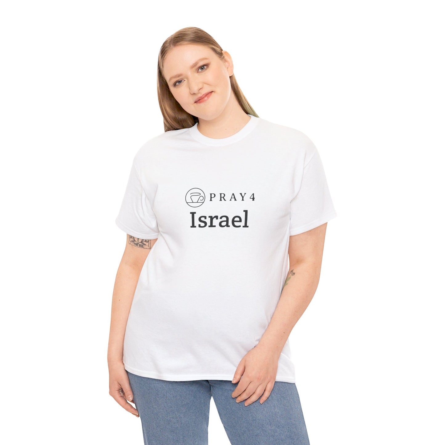 Pray for Israel Unisex Heavy Cotton Tee