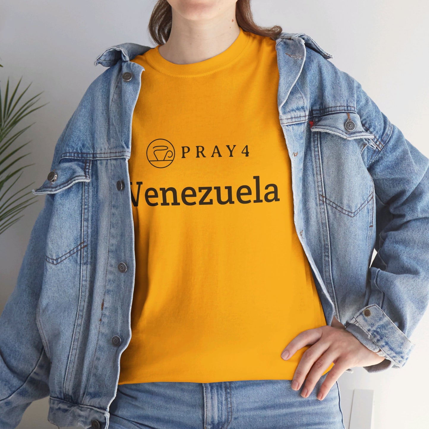 Pray for Venezuela Unisex Heavy Cotton Tee