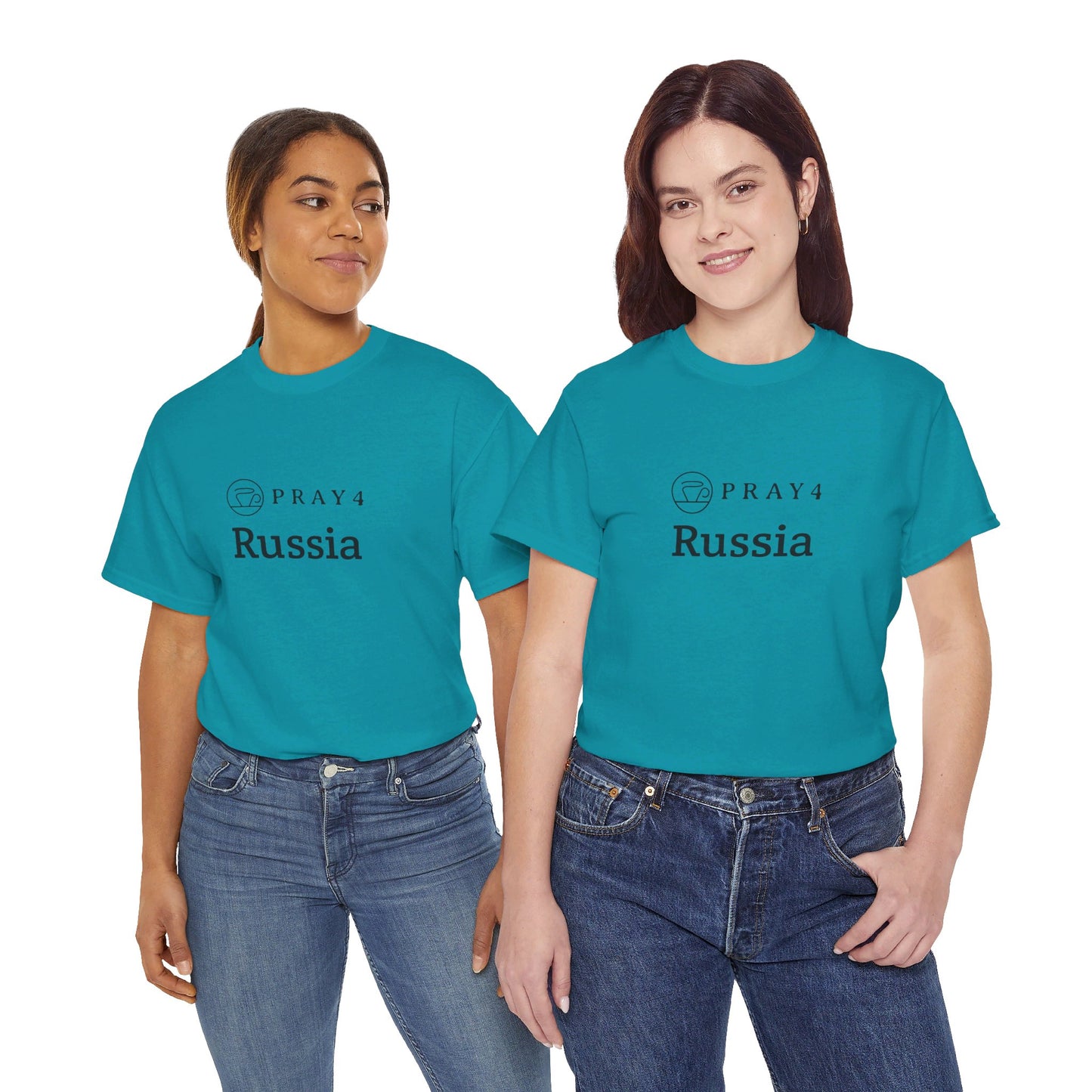 Pray for Russia Unisex Heavy Cotton Tee