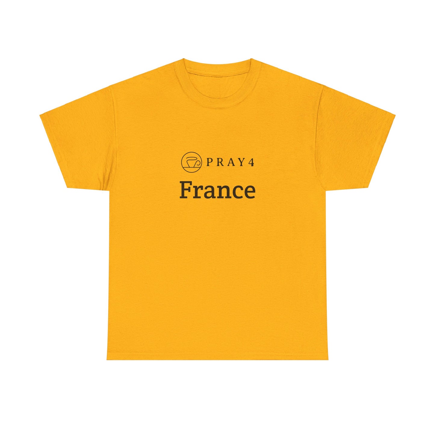 Pray for France Unisex Heavy Cotton Tee