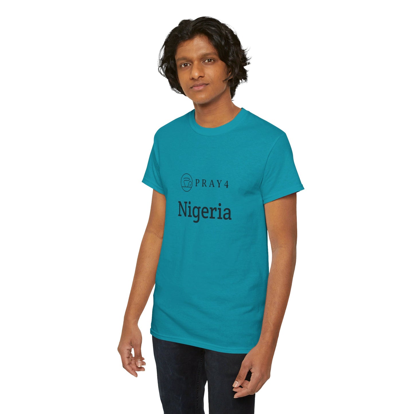 Pray for Nigeria Unisex Heavy Cotton Tee