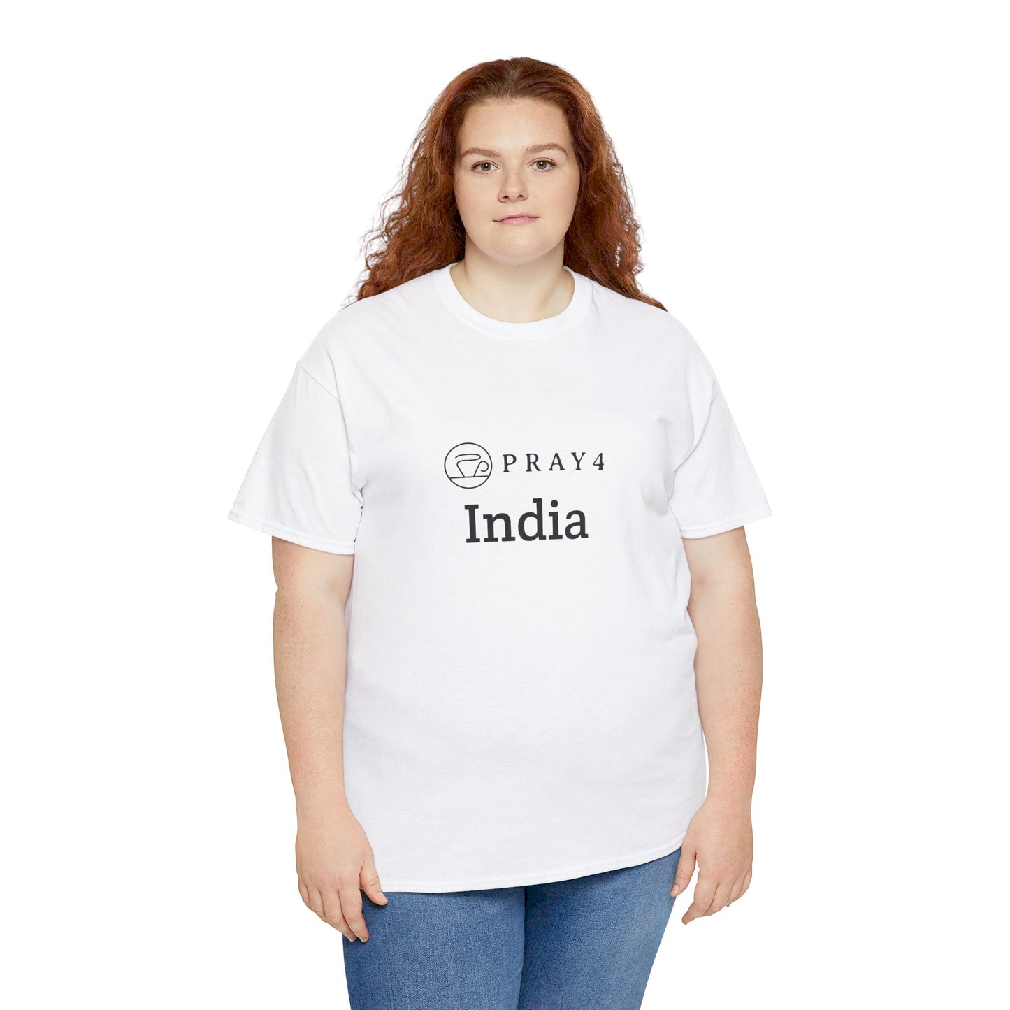 Pray for India Unisex Heavy Cotton Tee