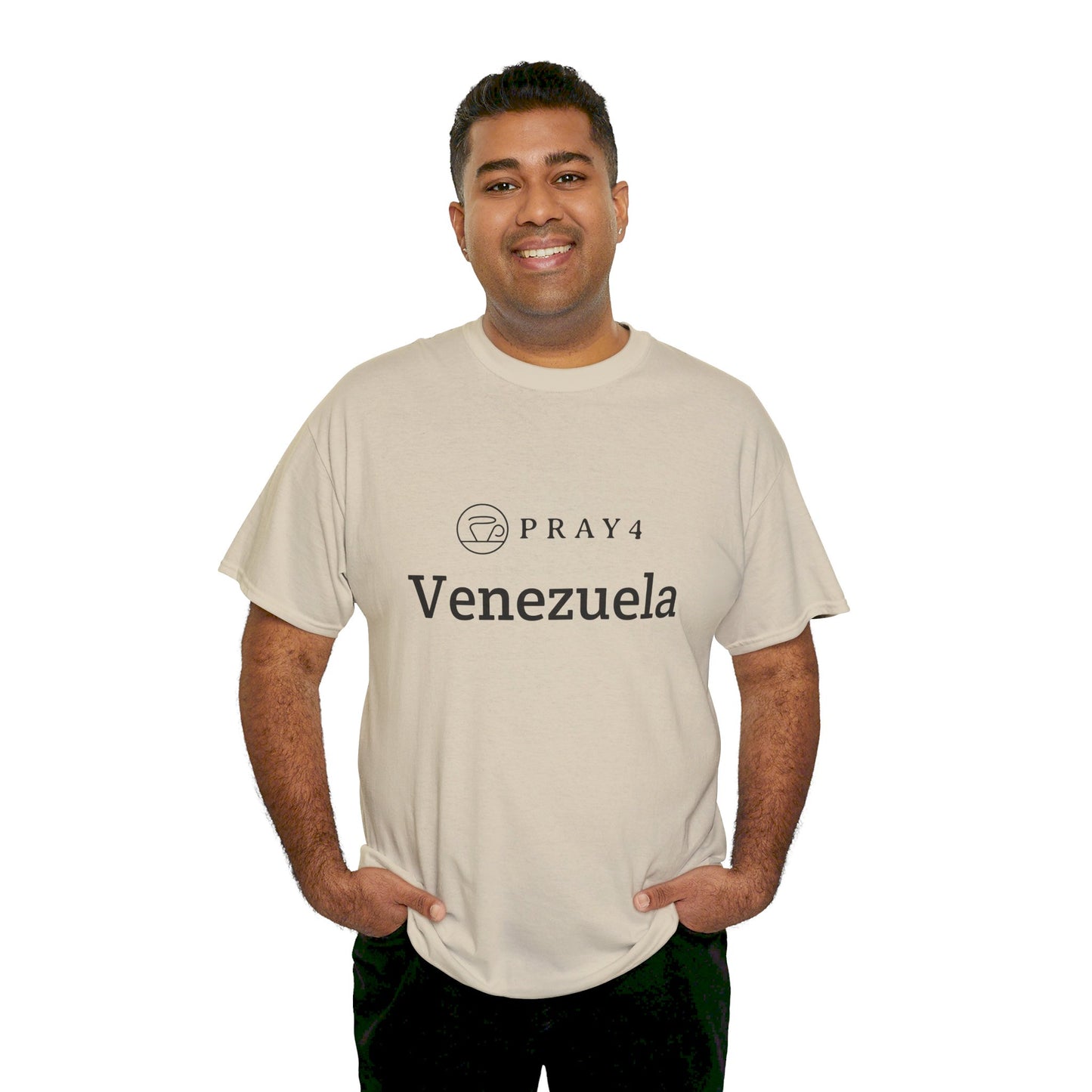 Pray for Venezuela Unisex Heavy Cotton Tee