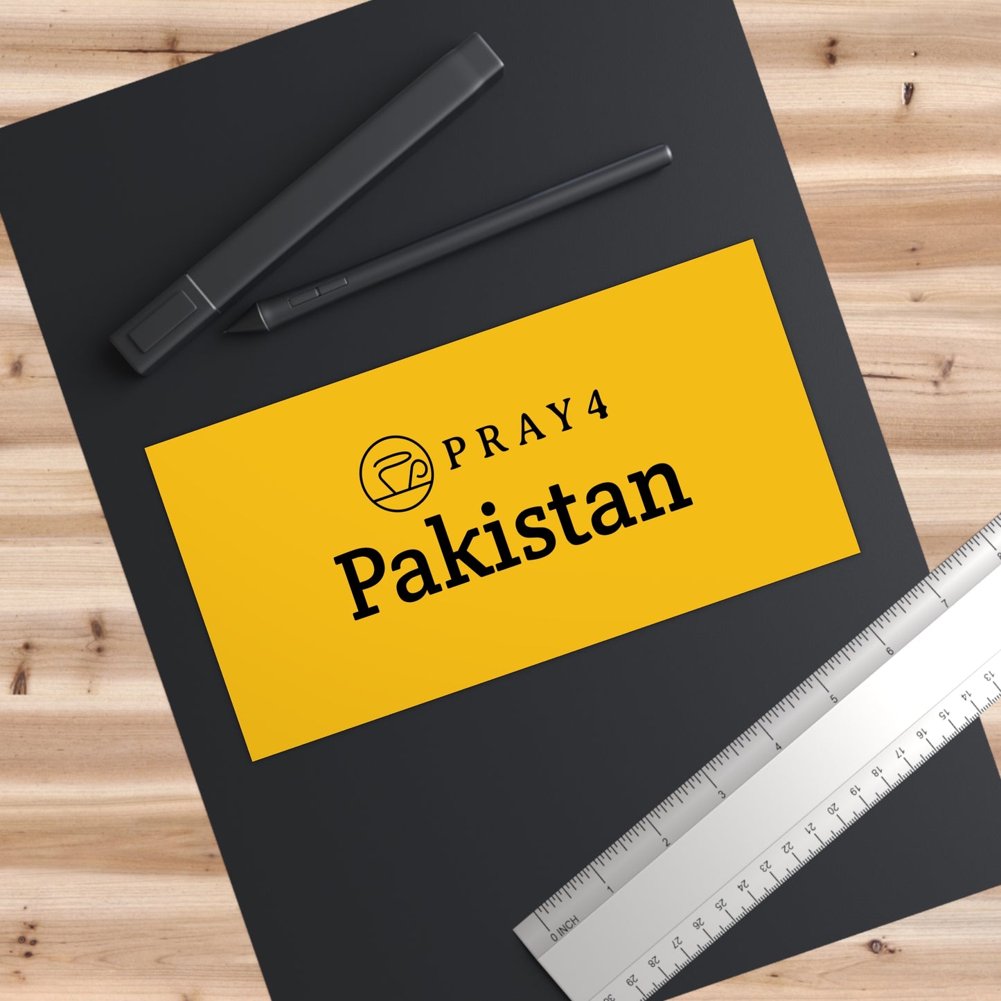 Pray for Pakistan Bumper Sticker (7.5" x 3.75")