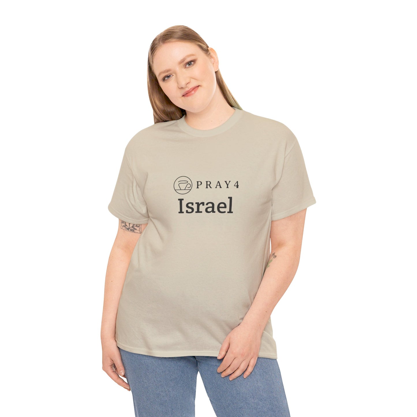 Pray for Israel Unisex Heavy Cotton Tee