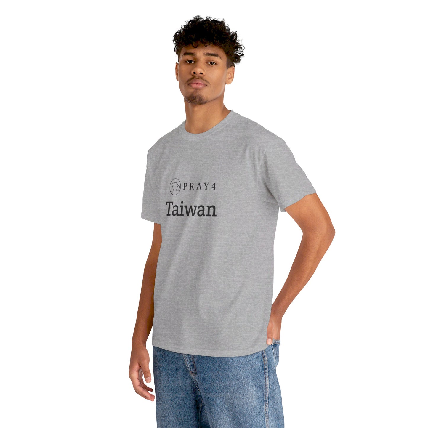 Pray for Taiwan Unisex Heavy Cotton Tee